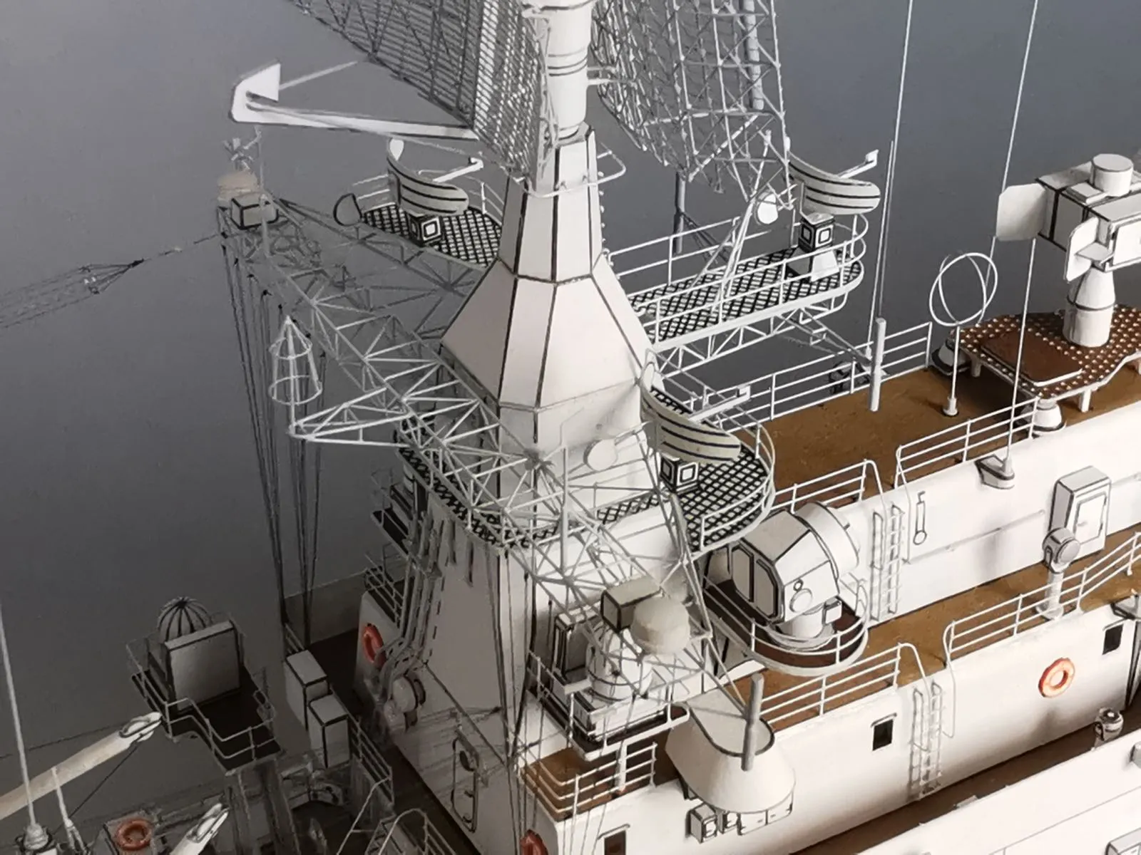 Модель корабля ЭМ пр. 956 "Современный"  - Верфь на Столе