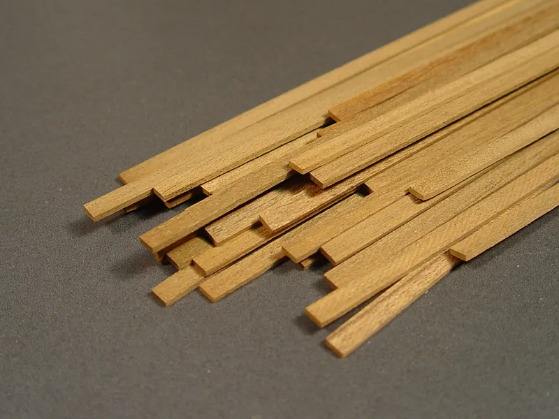 Рейка 1х2 мм, африканский орех, 5 шт