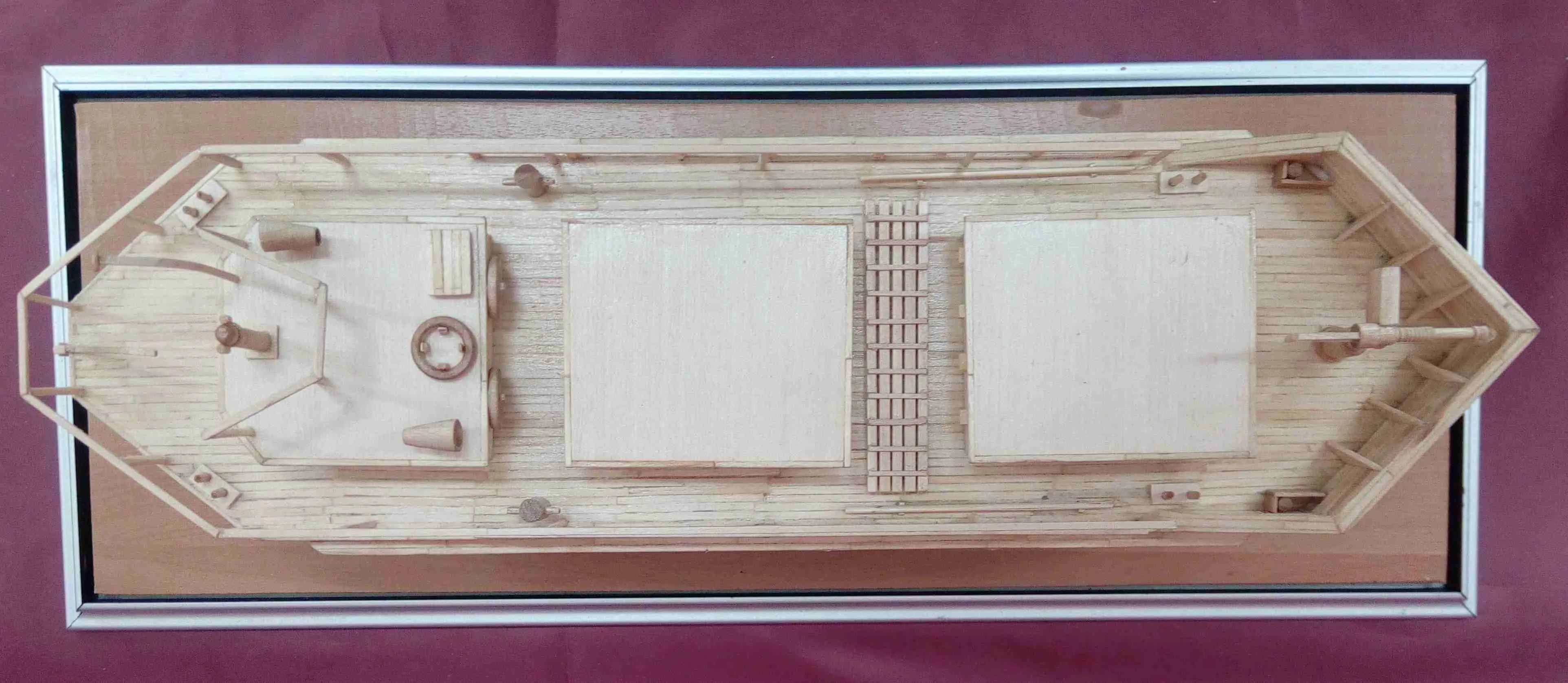 Модель корабля Самоходный плашкоут Ленинградской постройки типа «Тендер» - Верфь на Столе