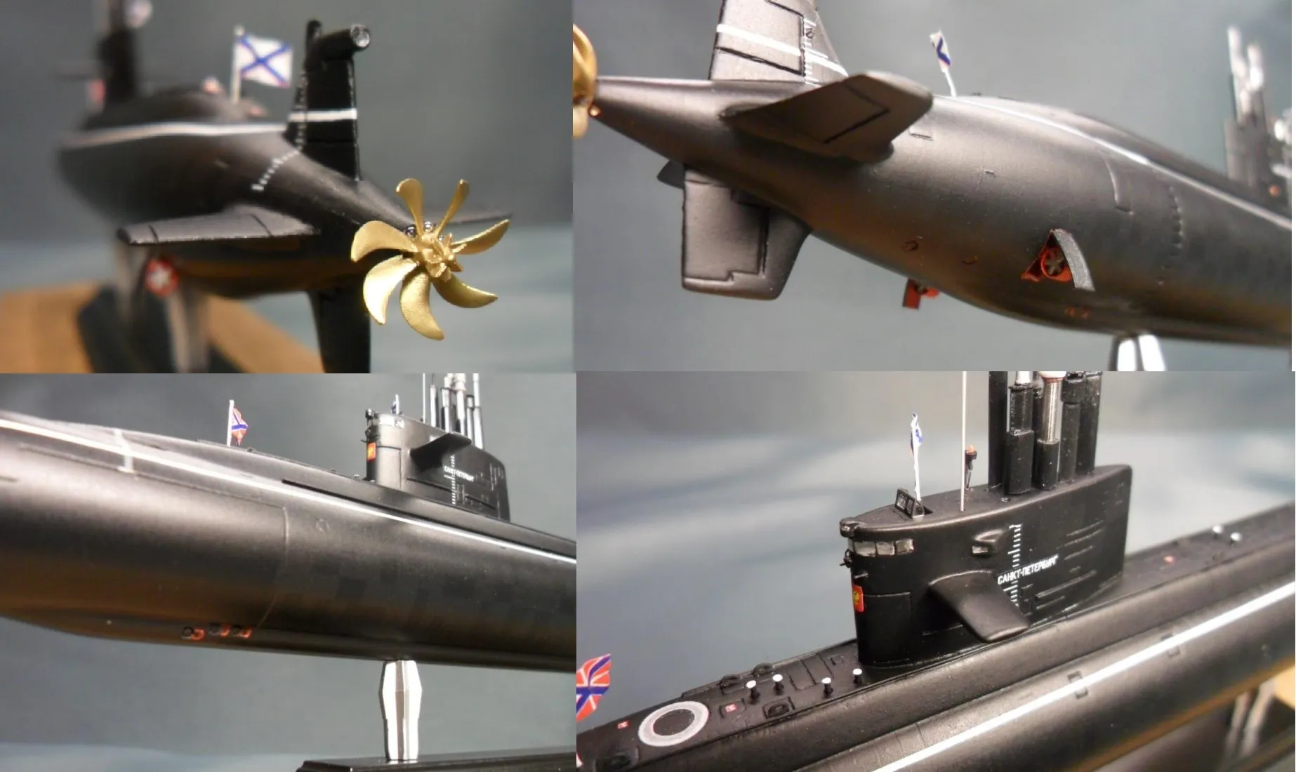 Модель корабля подводной лодки «Санкт Петербург» (Проект 677 «Лада»)  - Верфь на Столе