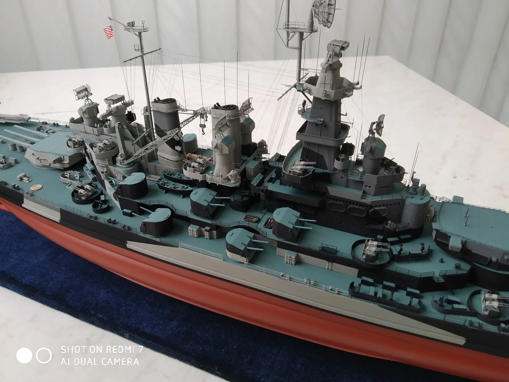 Модель корабля Линкор «North Carolina» - Верфь на Столе