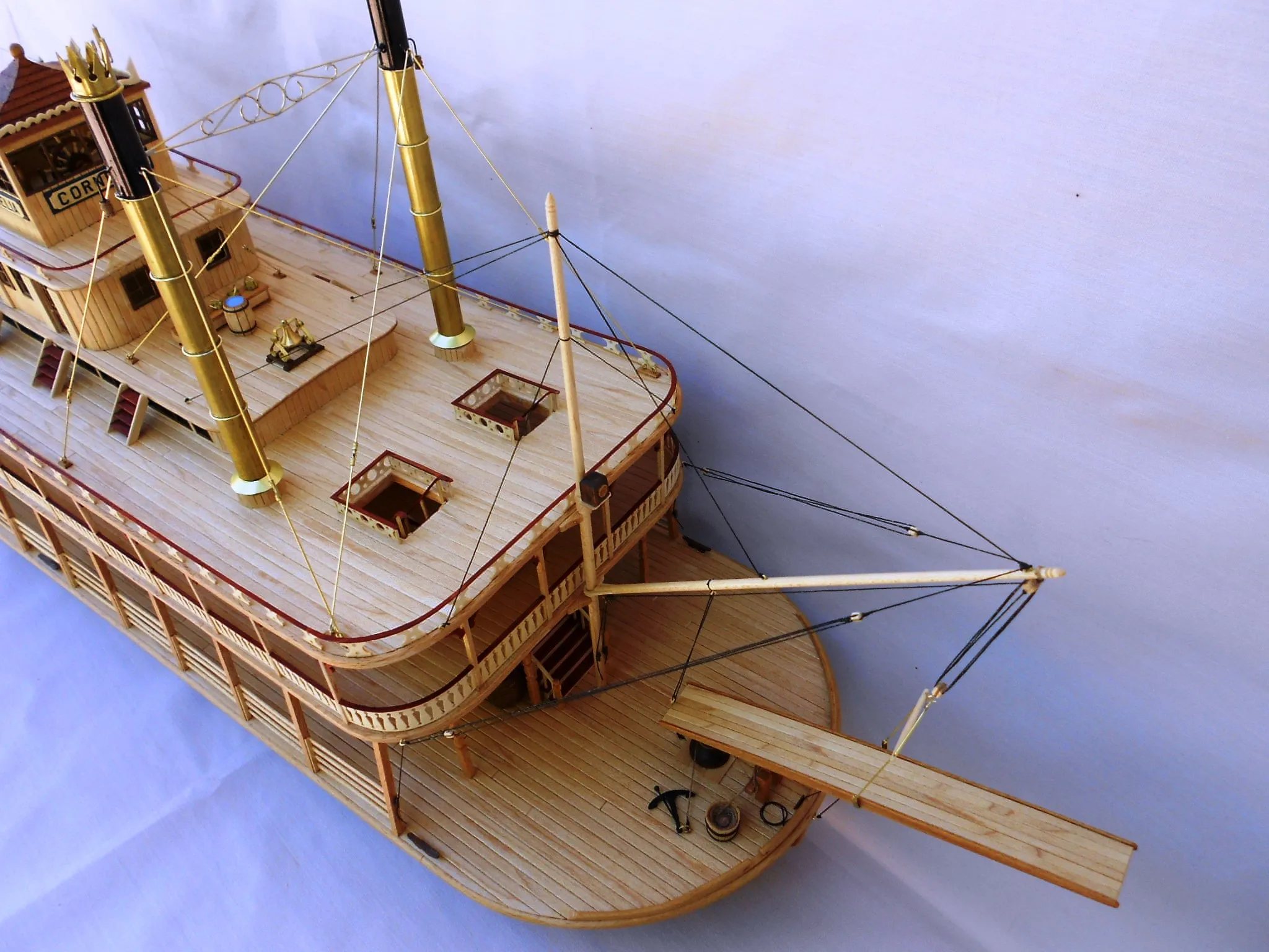 Модель корабля Речной пароход "Cornelia" - Верфь на Столе