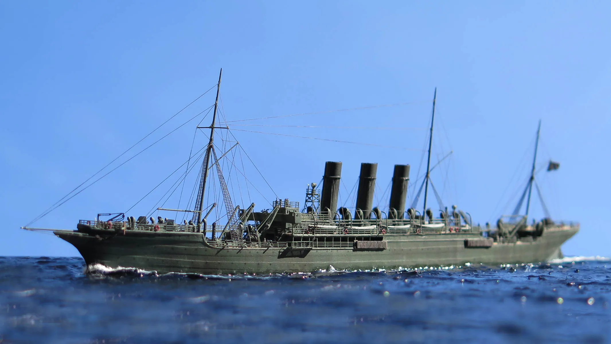 Модель корабля Вспомогательноый крейсер "Лена" - Верфь на Столе