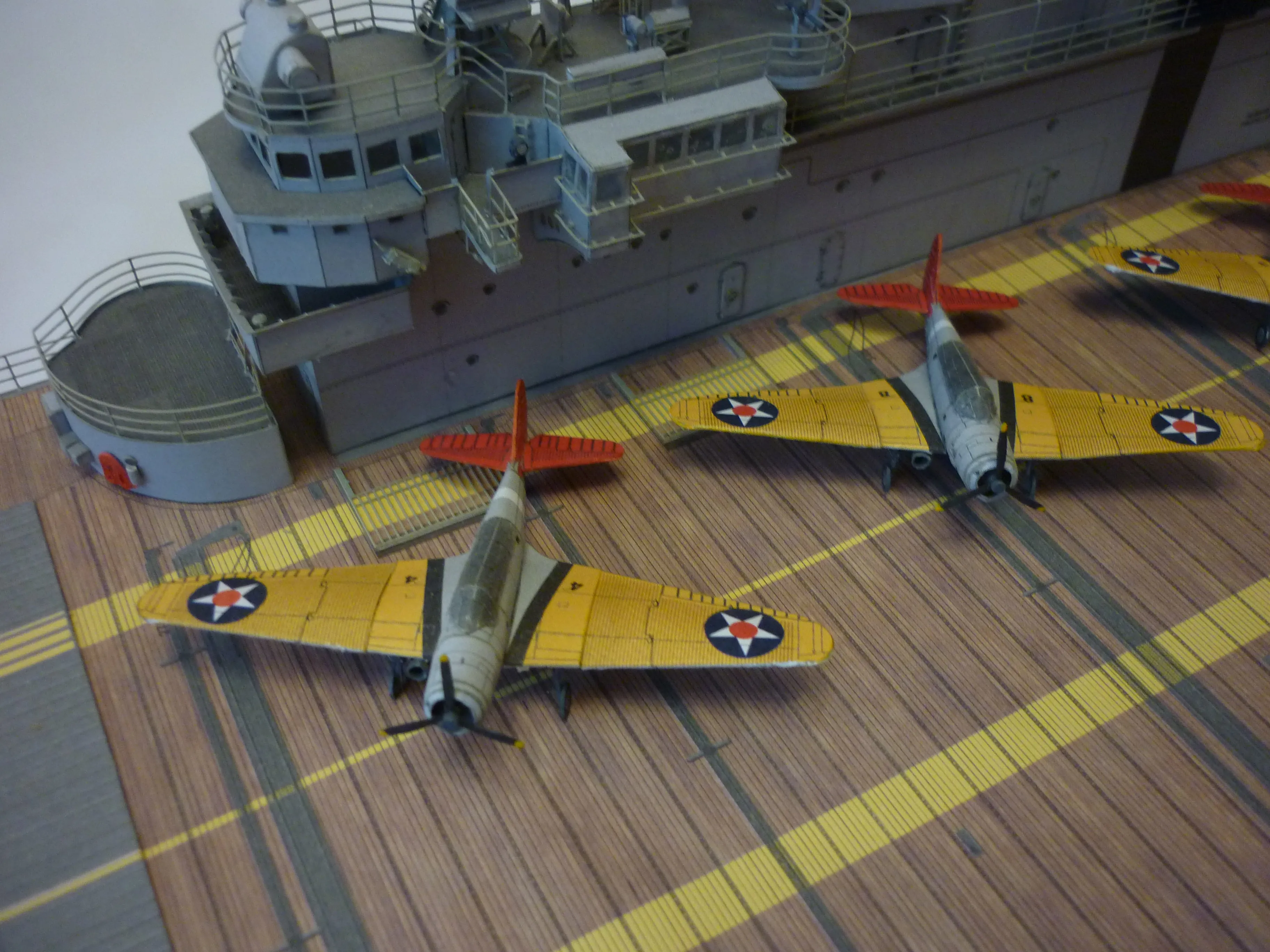 Модель корабля Американский авианосец USS Yorktown (CV-5) - Верфь на Столе