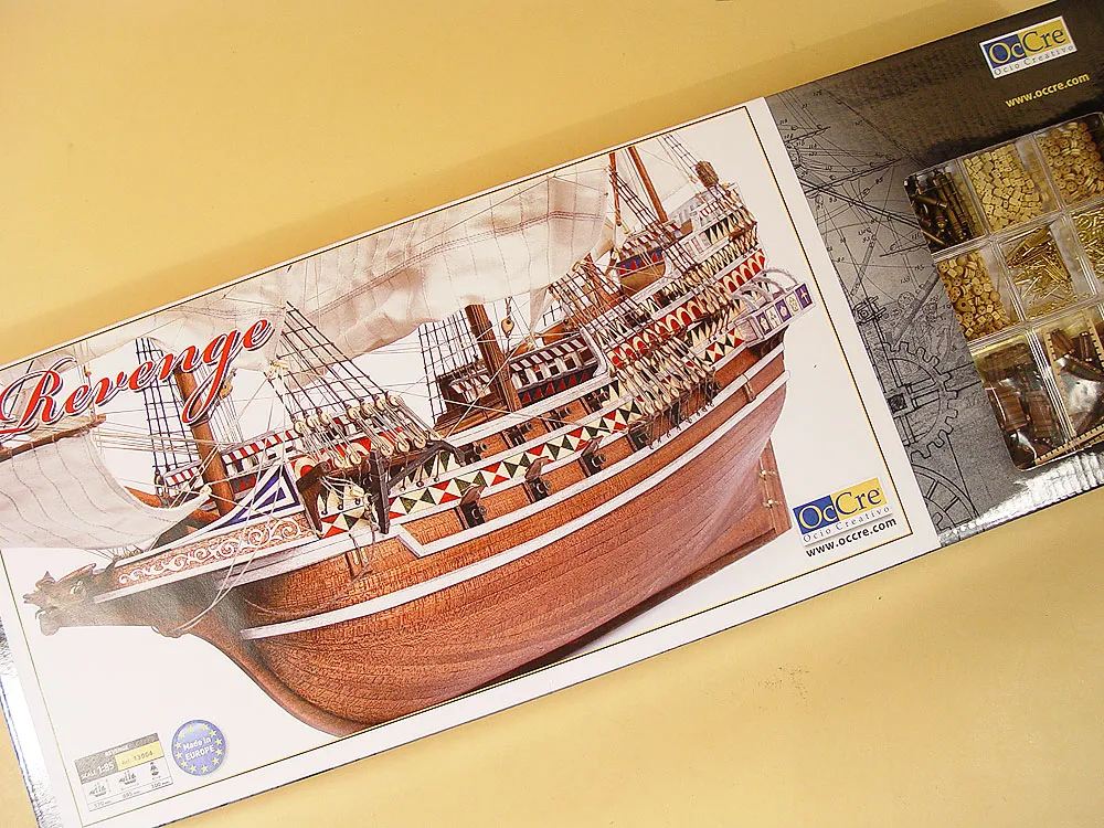 HMS Revenge + (Полный набор инструментов, клея и краски) HMS Revenge + (Полный набор инструментов, клея и краски)