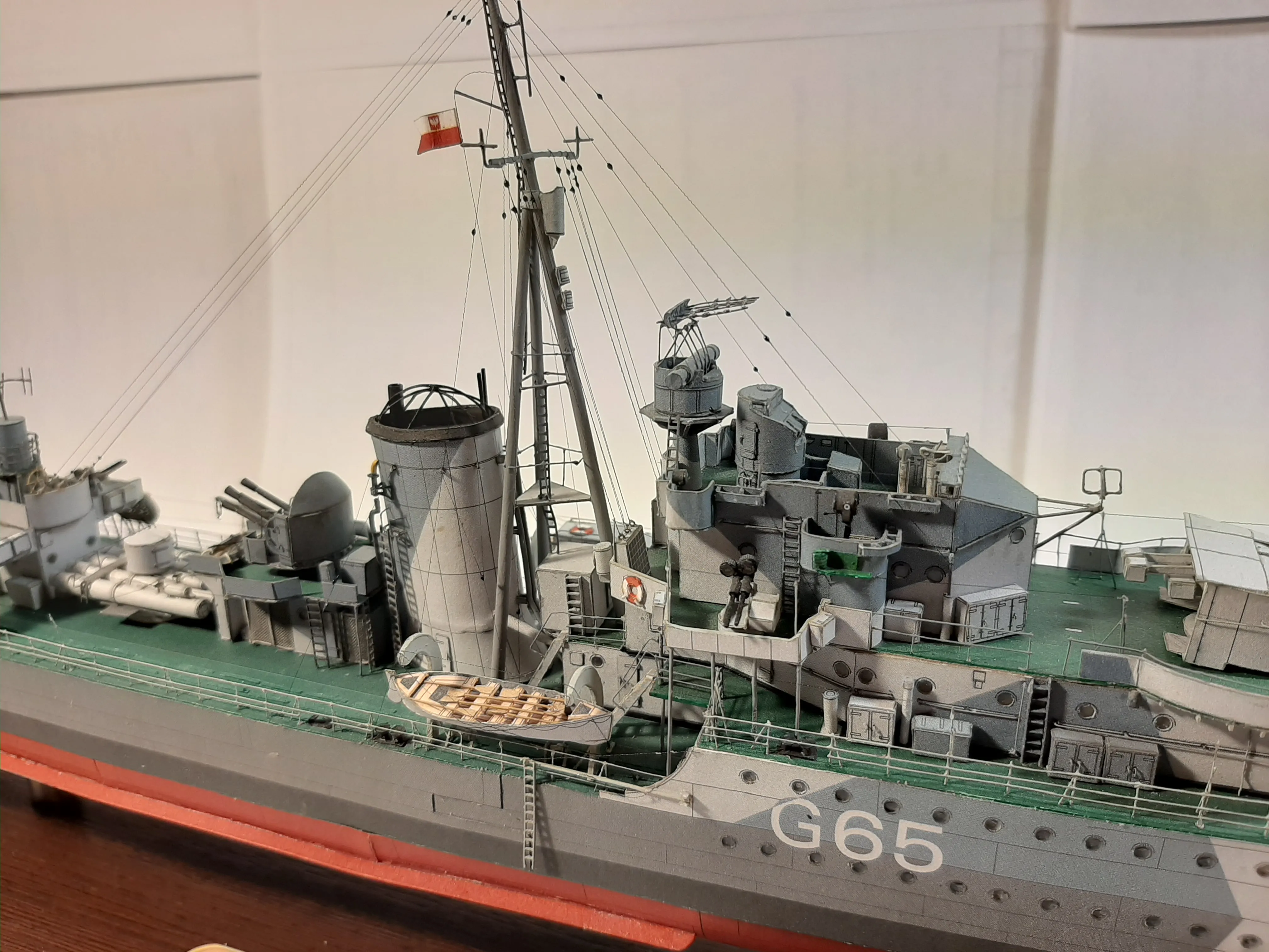 Модель корабля Эсминец "Piorun" - Верфь на Столе