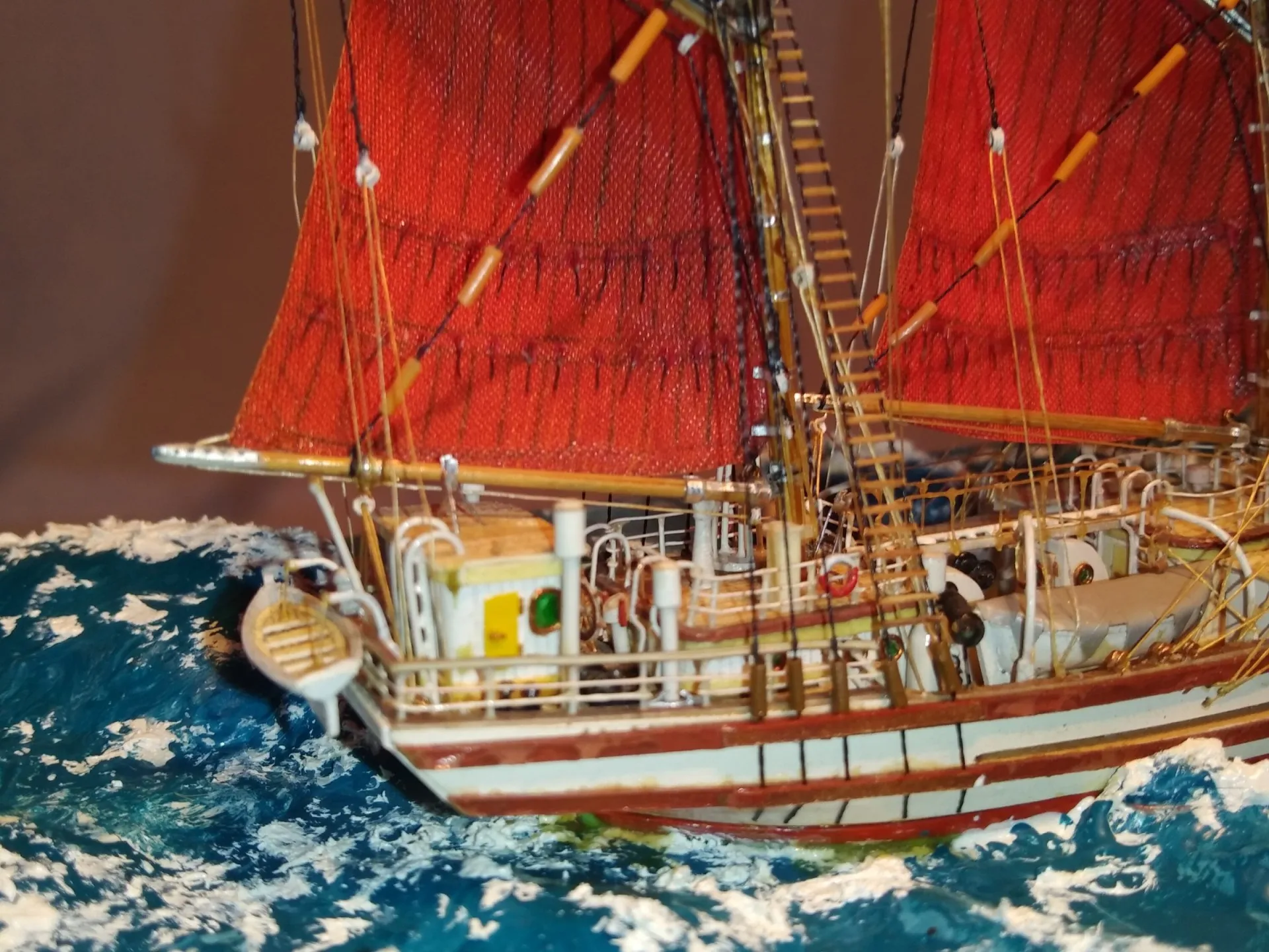 Модель корабля Баркентина "Вега" II - Верфь на Столе