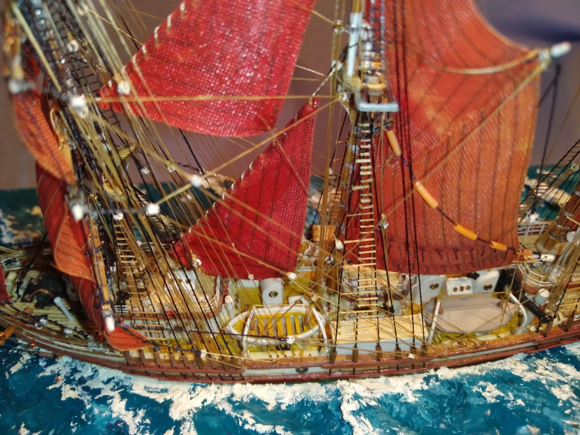 Модель корабля Баркентина "Вега" II - Верфь на Столе