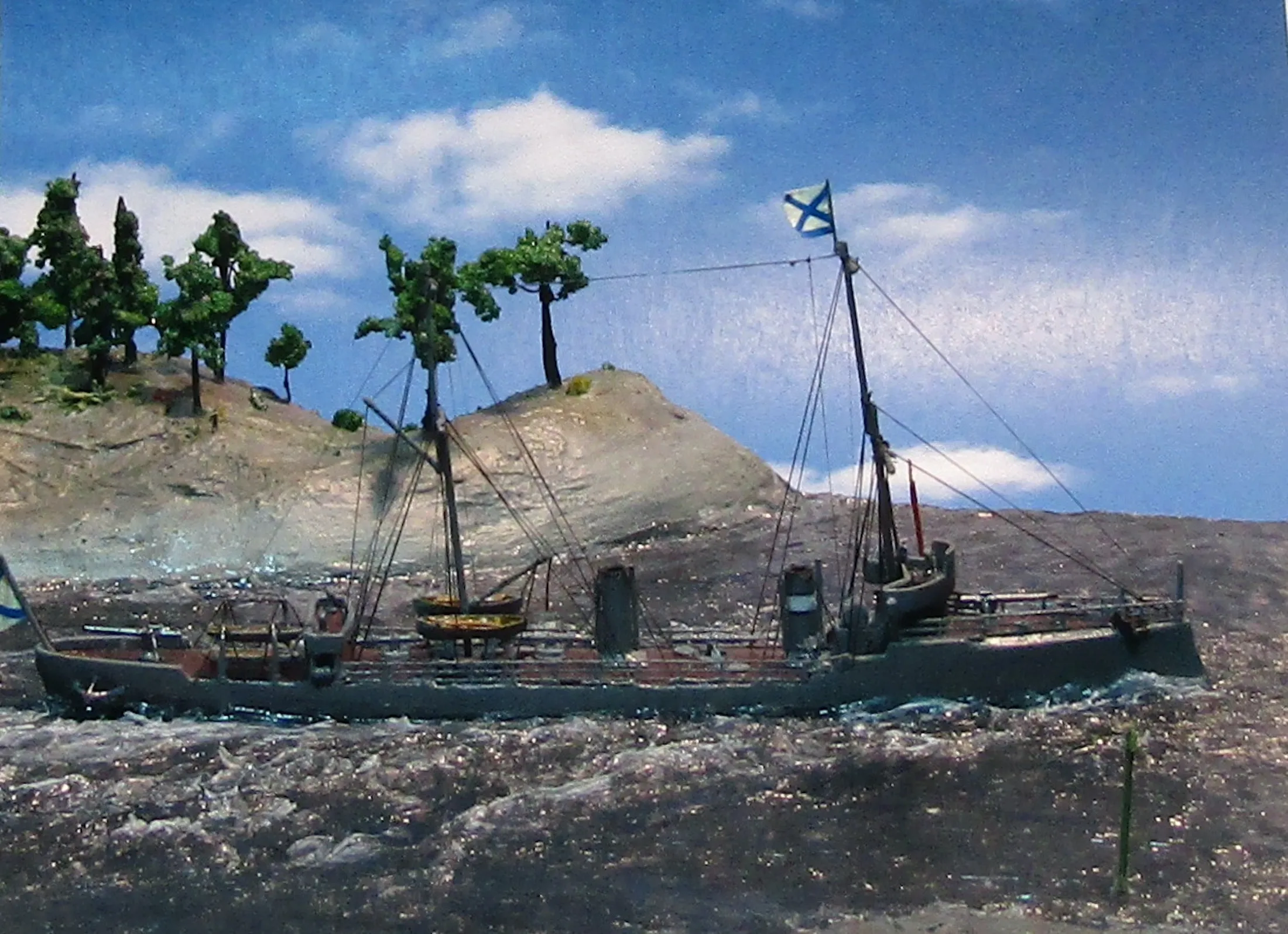 Модель корабля Эскадренный миноносец «Сибирский стрелок» 1906 г. - Верфь на Столе