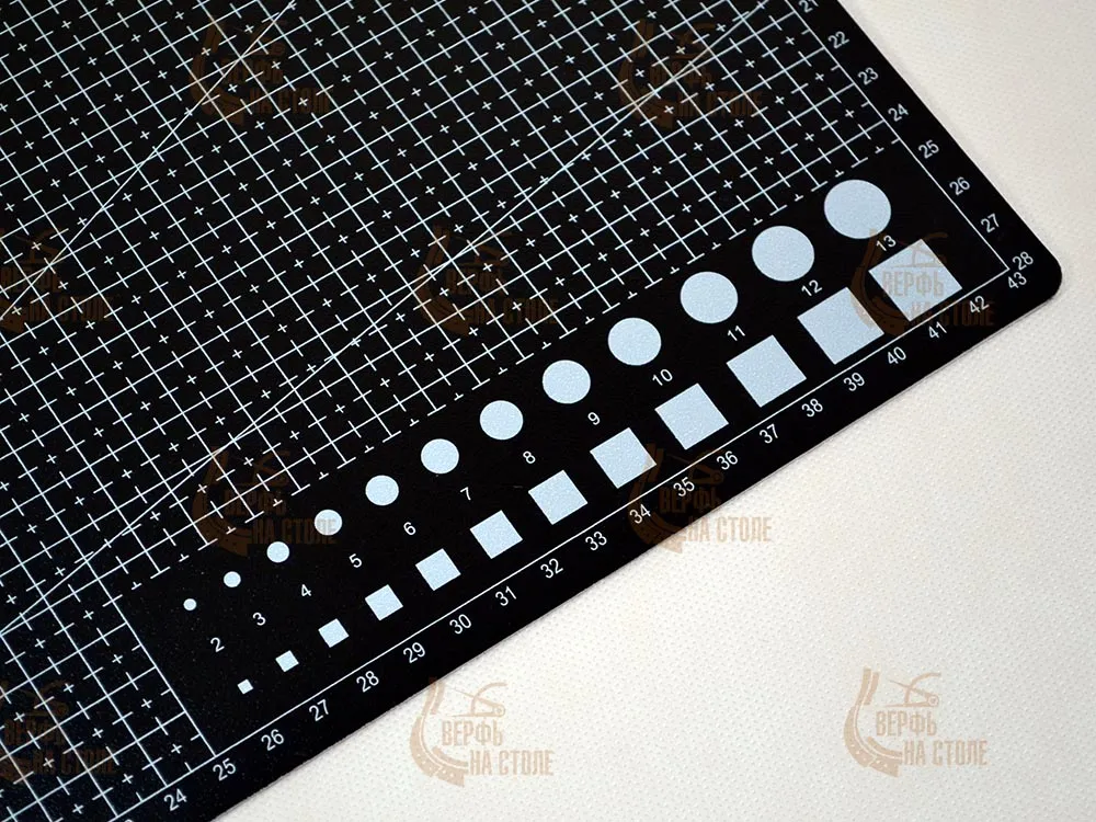 Коврик для резки, тонкий, А3, 300 х 450