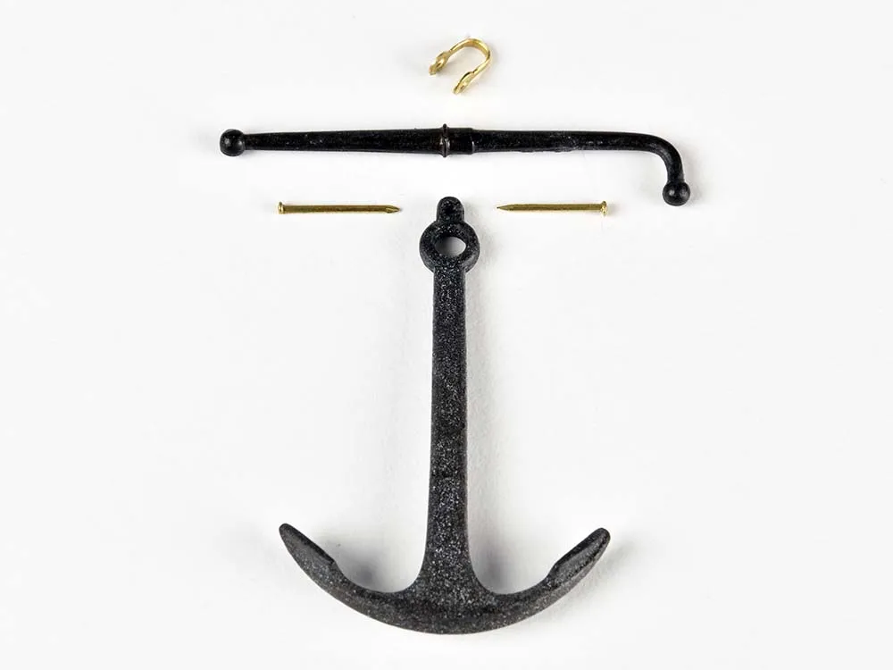 Адмиралтейский якорь, металл, 20 мм
