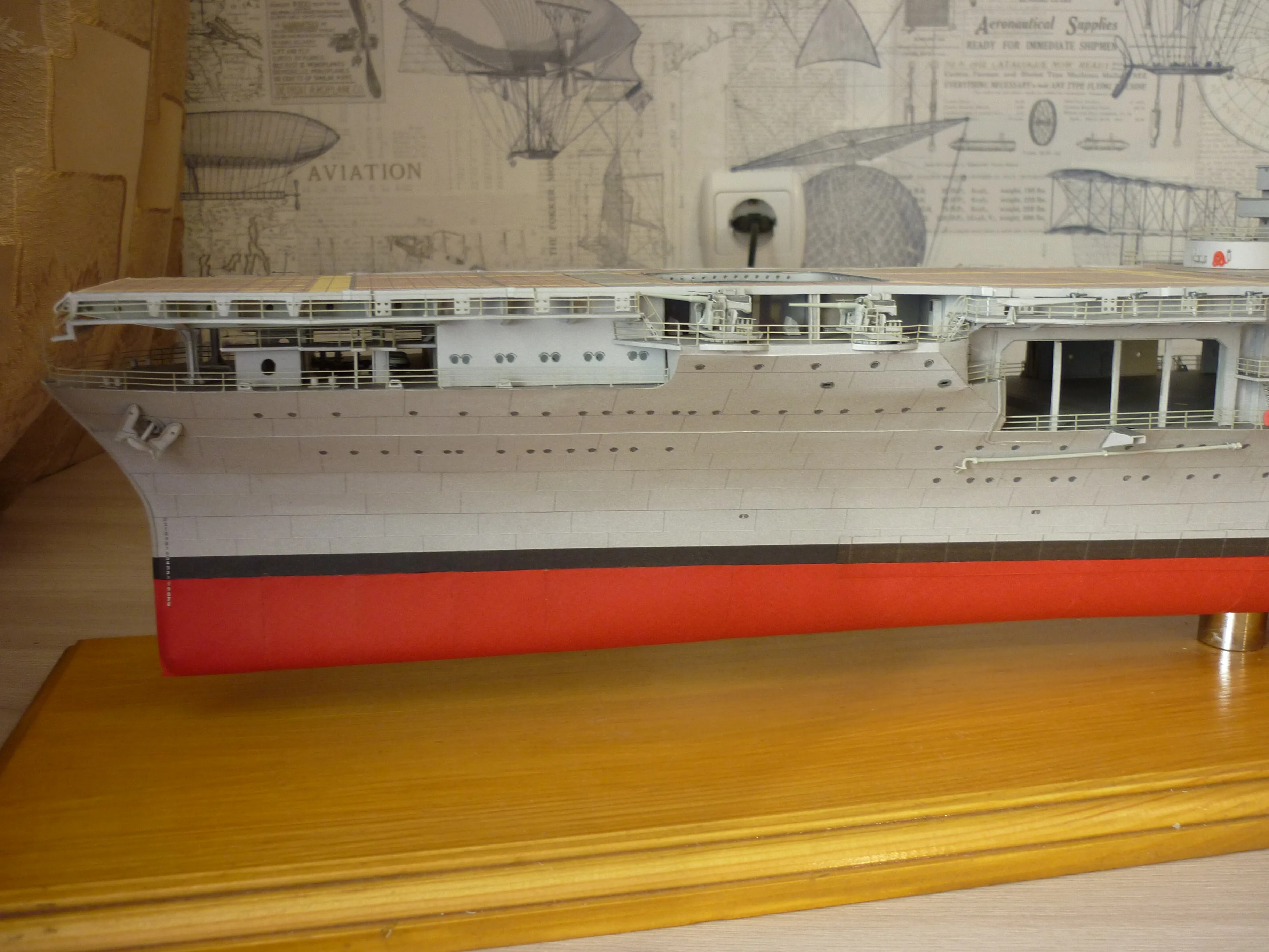 Модель корабля Американский авианосец USS Yorktown (CV-5) - Верфь на Столе