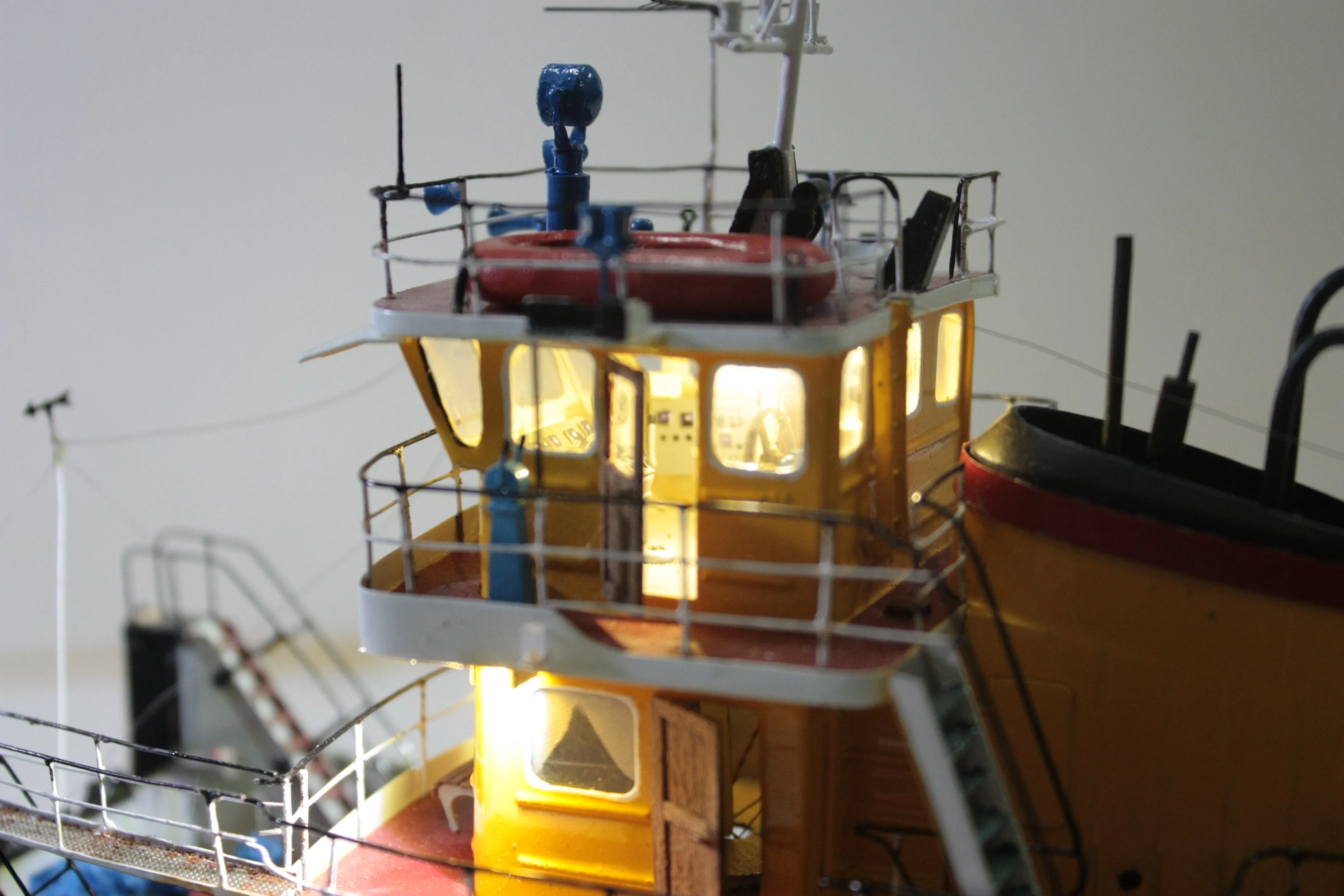 Модель корабля Буксир-толкач Шлюзовой-121 - Верфь на Столе