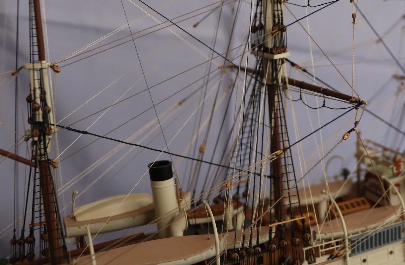 Модель корабля Барк "Паркуа-Па?" - Верфь на Столе