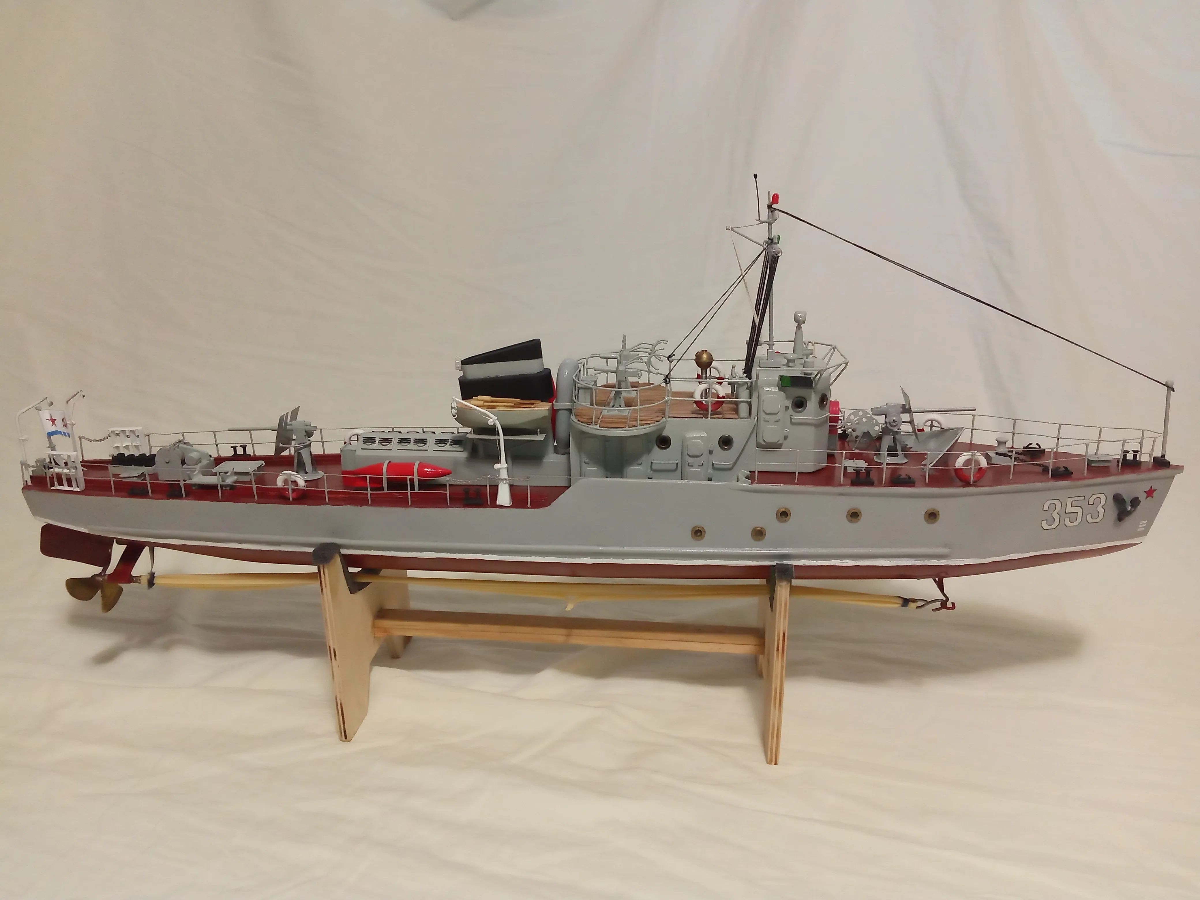 Модель корабля Морской катер-тральщик (Ленинградский проект) - Верфь на Столе