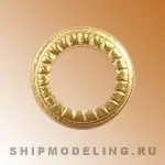 Декоративный элемент, латунь, 4 шт