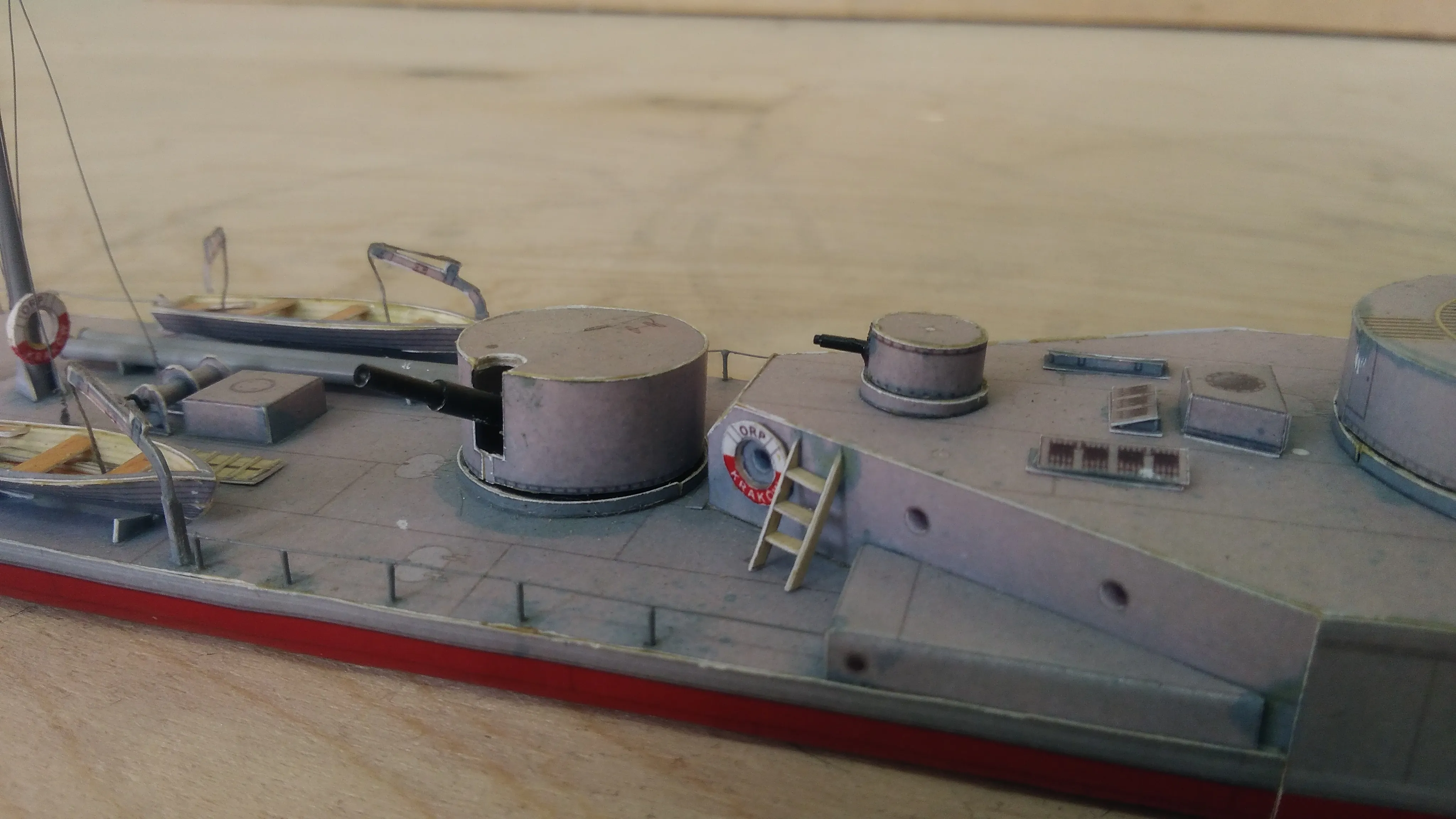 Модель корабля Речной монитор Краков - Верфь на Столе