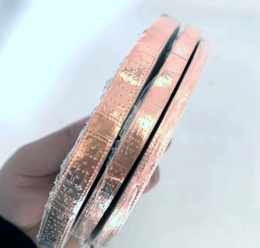 Медная обшивка 18x6 мм, 500 шт, масштаб 1:75