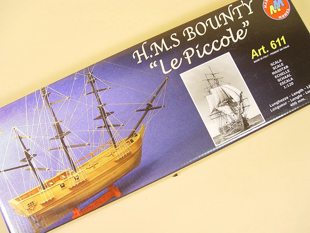 HMS Bounty каркасная модель