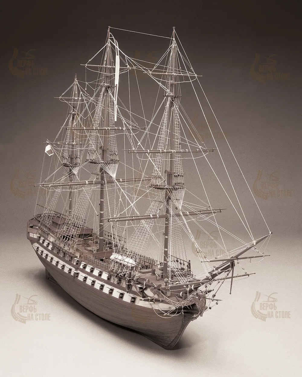 Чертеж корабля Le Superbe