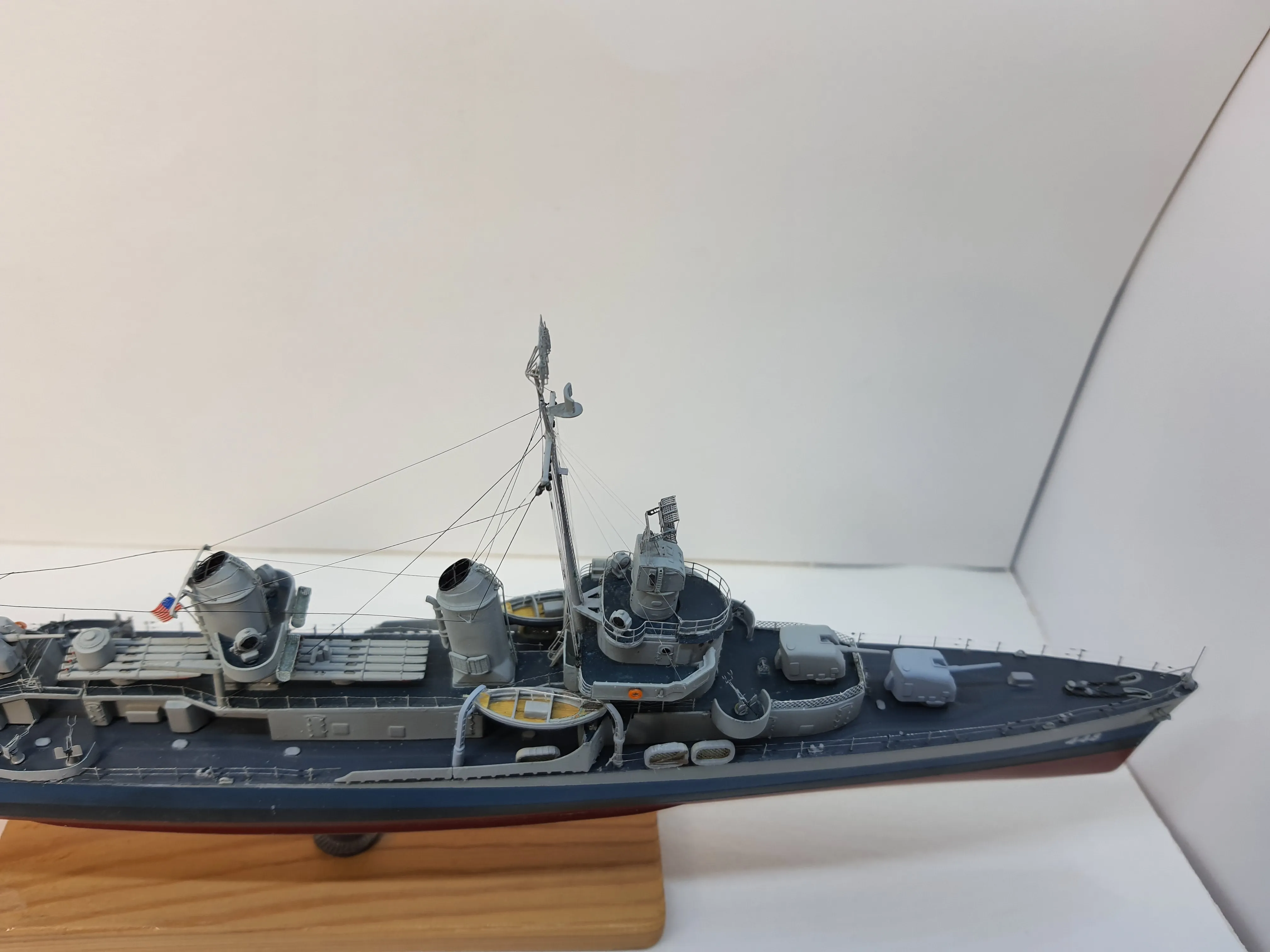 Модель корабля USS La Vallette (DD-448) - Верфь на Столе