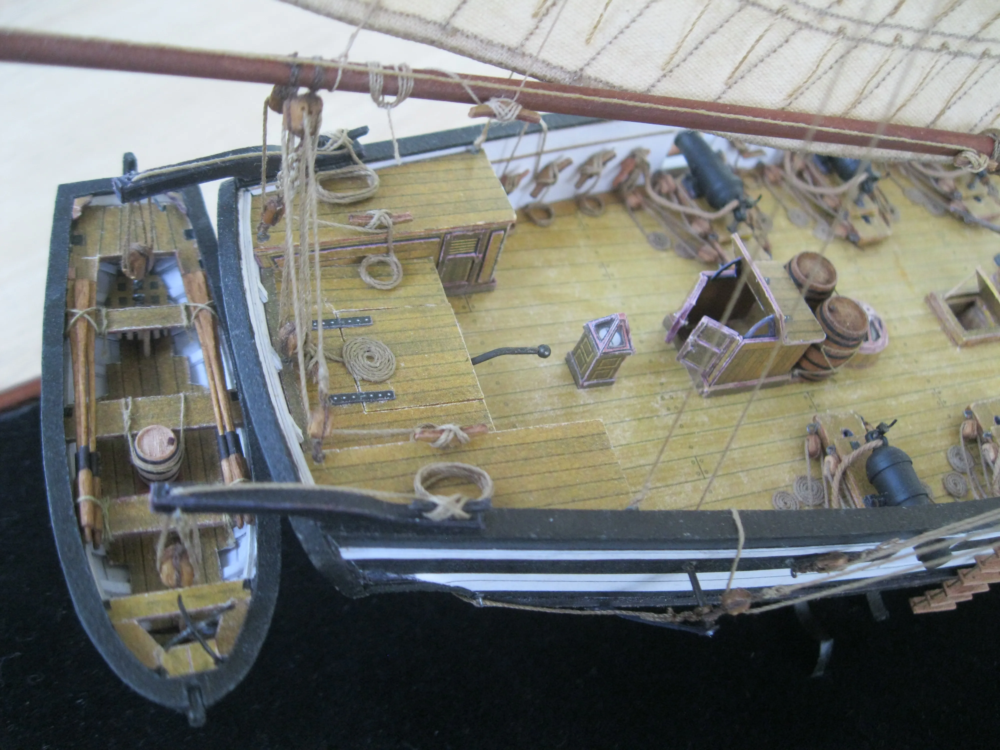 Модель корабля Тендер „Поспешный” - Верфь на Столе