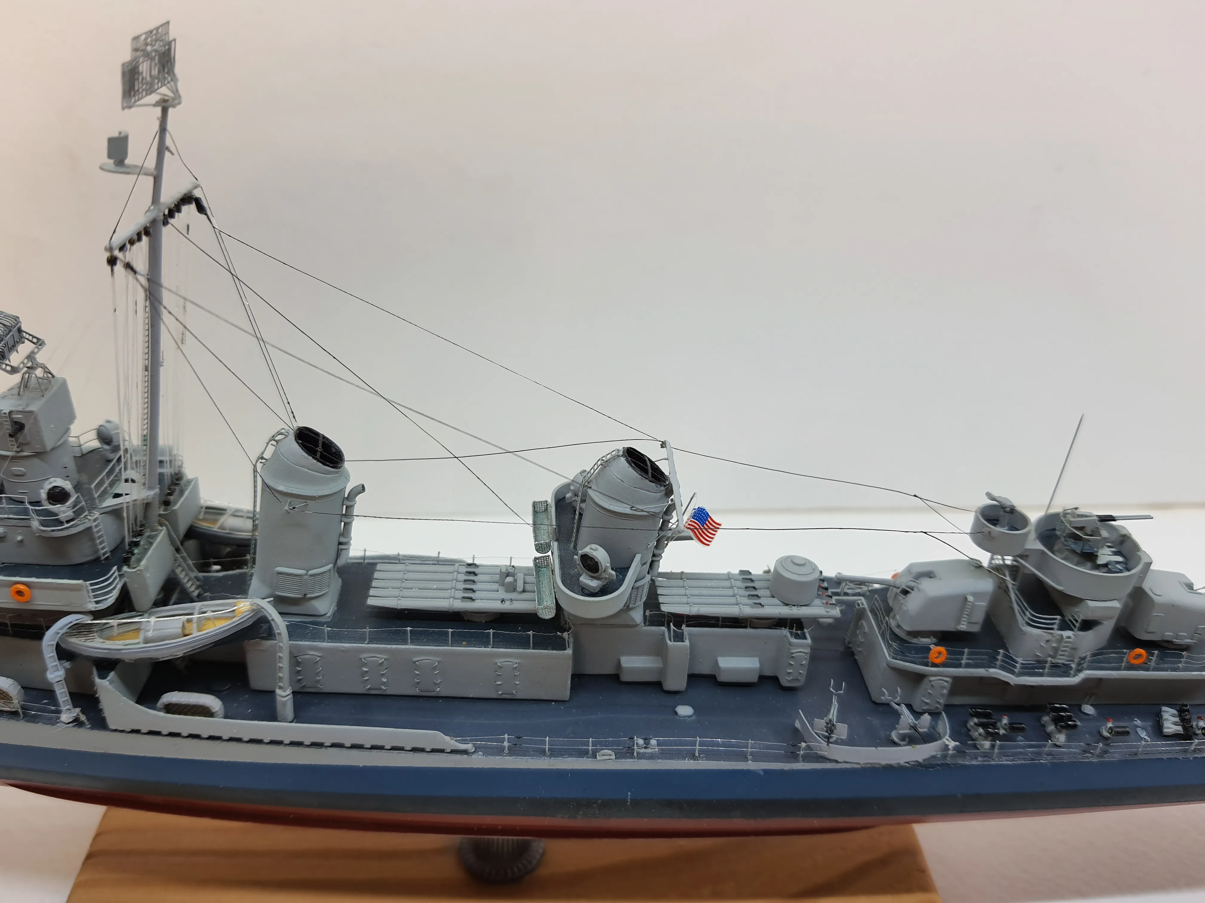 Модель корабля USS La Vallette (DD-448) - Верфь на Столе