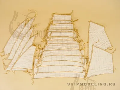 Набор парусов на модель корабля THERMOPYLAE