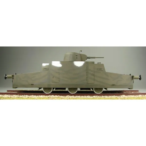 Zeppelin, Shipyard, бумажная модель бронедрезины Zeppelin, Shipyard, бумажная модель бронедрезины