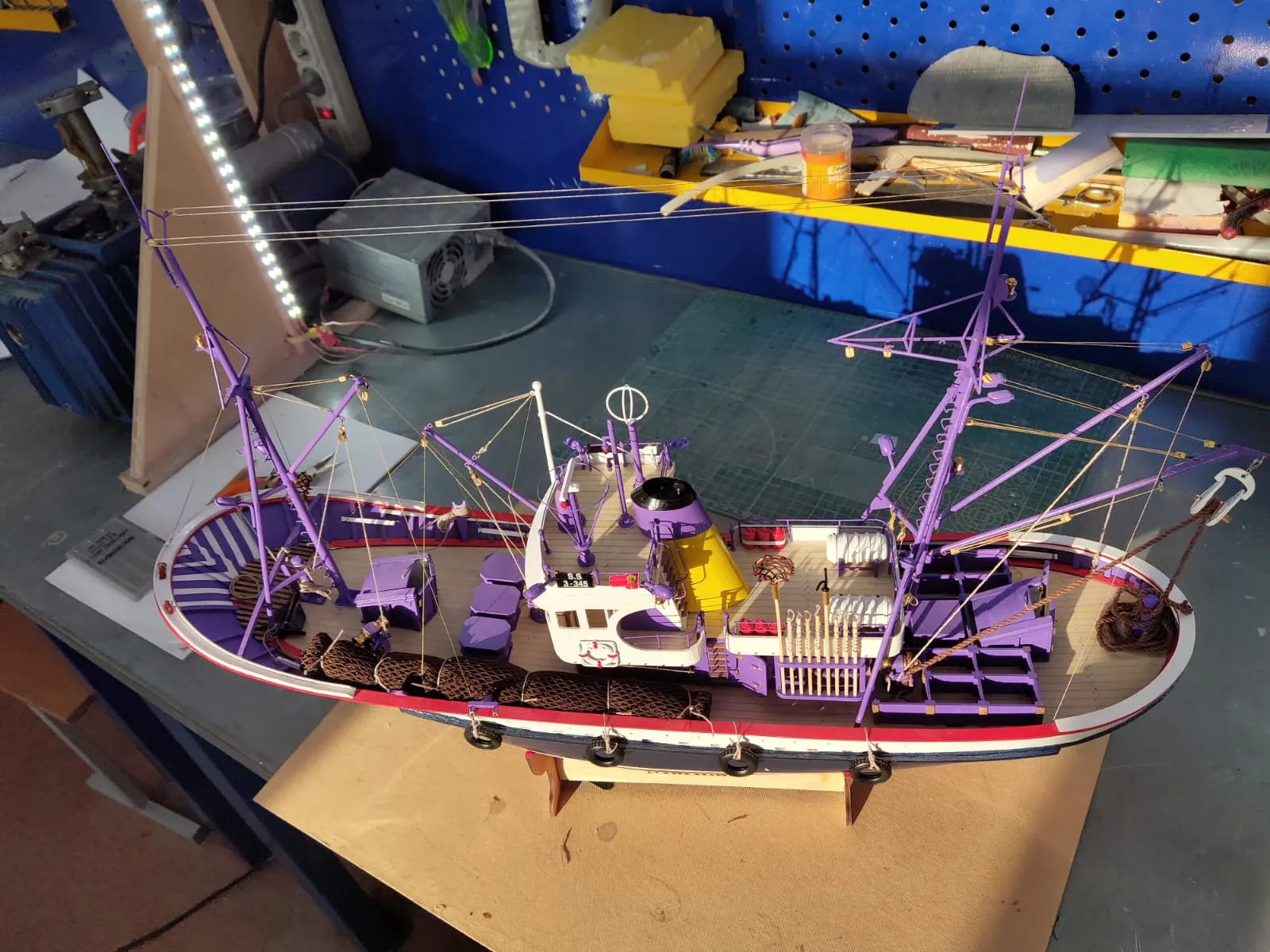 Модель корабля Рыболовное судно «Marina II» - Верфь на Столе