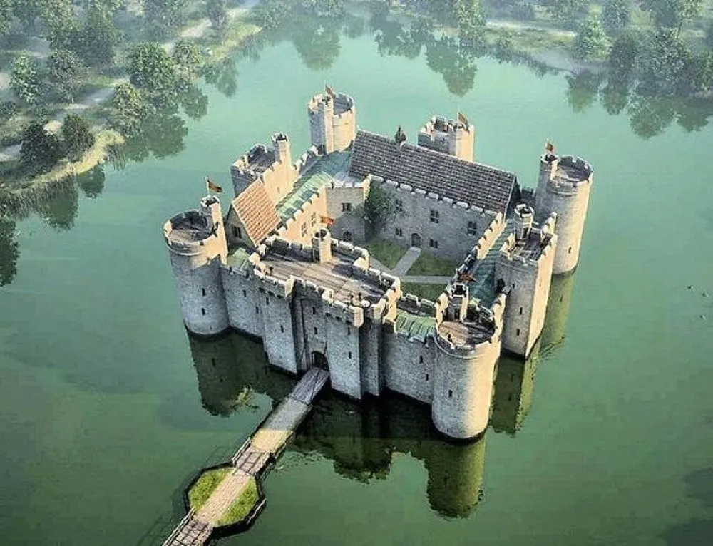 керамический конструктор купить Замок Bodiam, 5850 деталей керамический конструктор купить Замок Bodiam, 5850 деталей