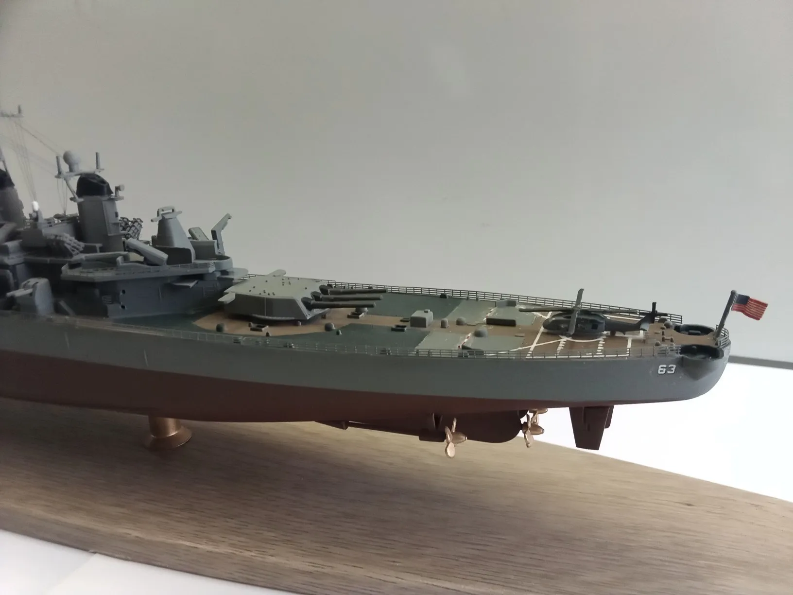 Модель корабля "Миссури" - Верфь на Столе