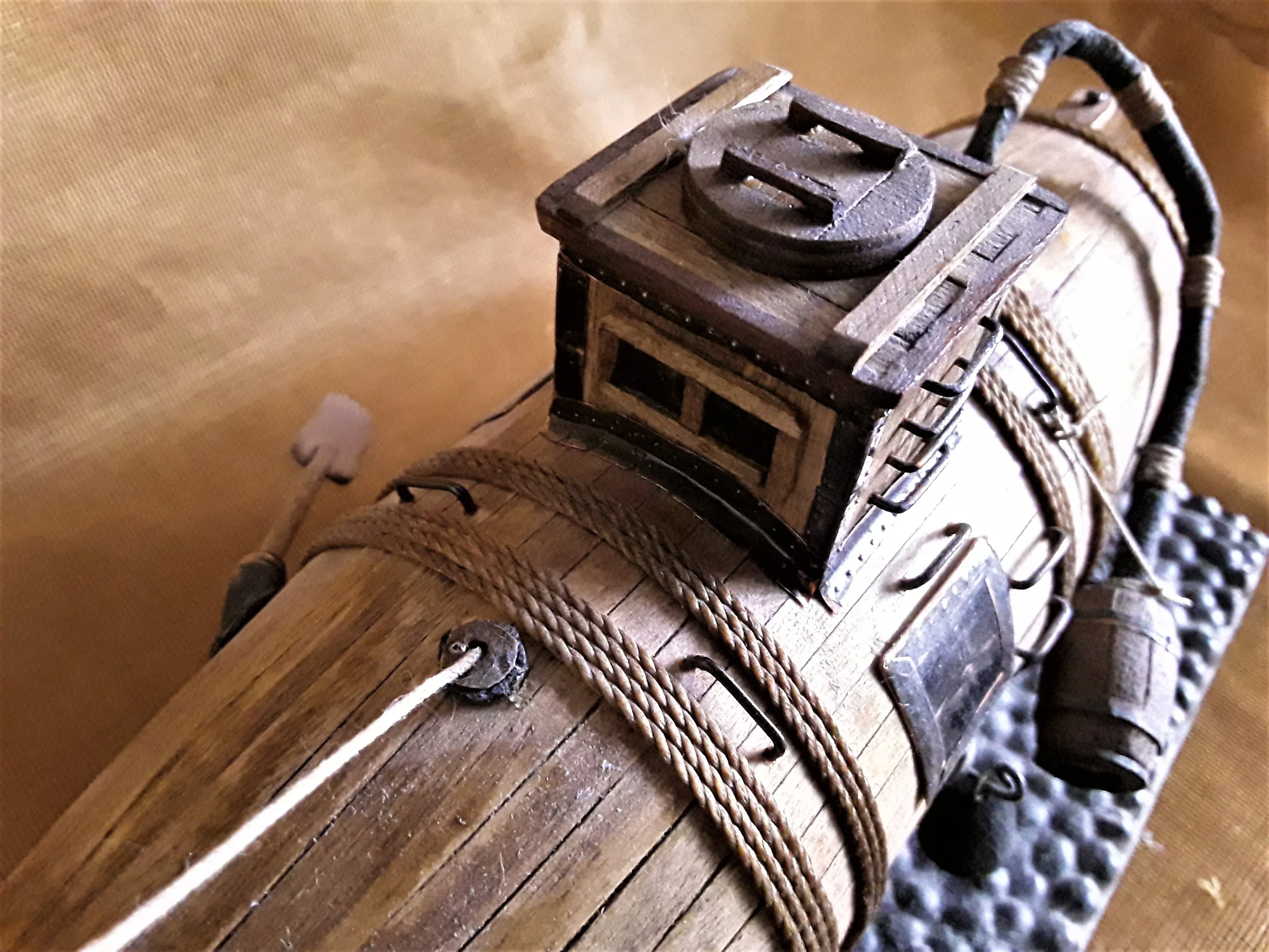 Модель корабля Потаенное судно Никонова - Верфь на Столе