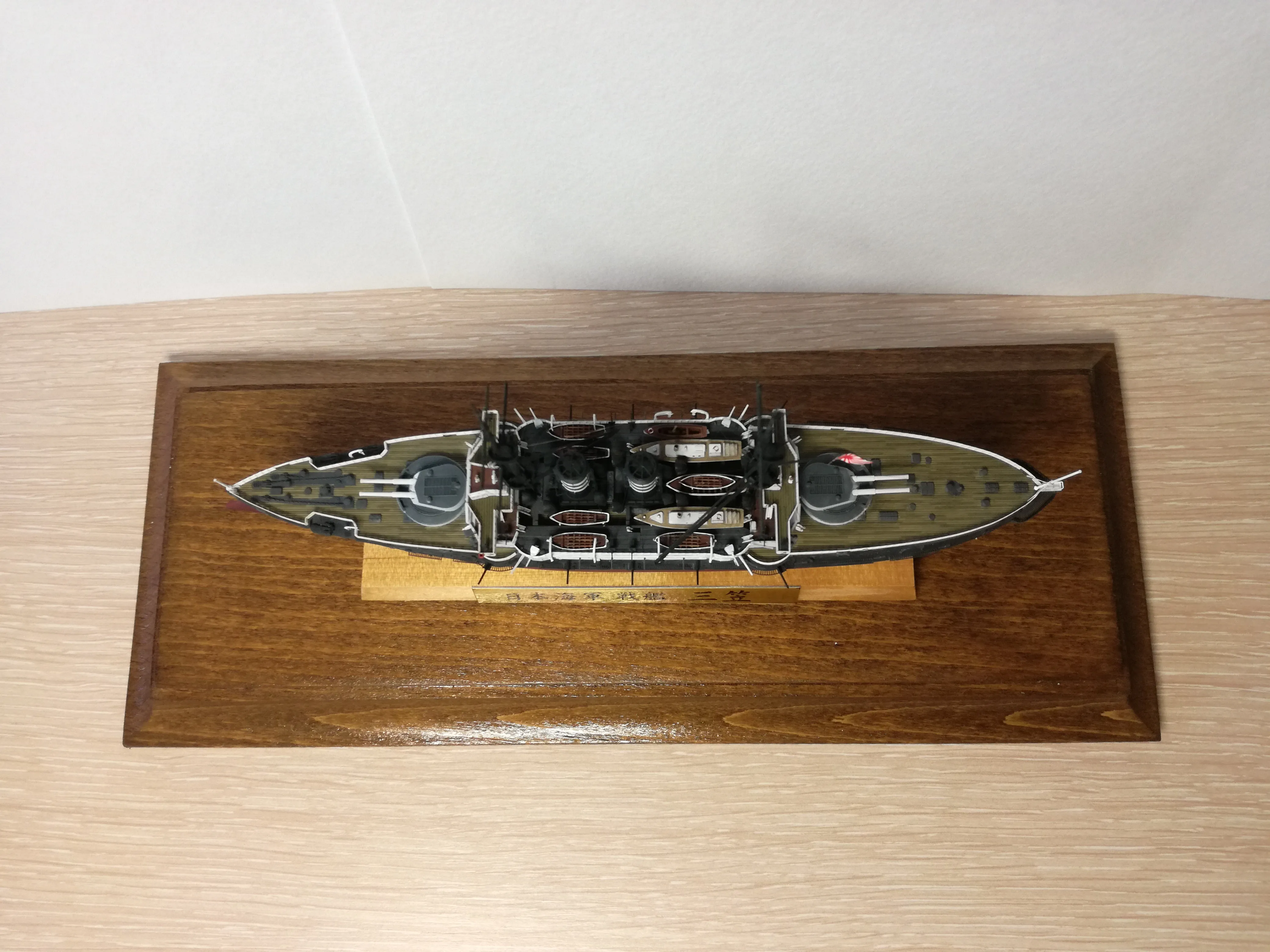 Модель корабля IJN "Mikasa" - Верфь на Столе