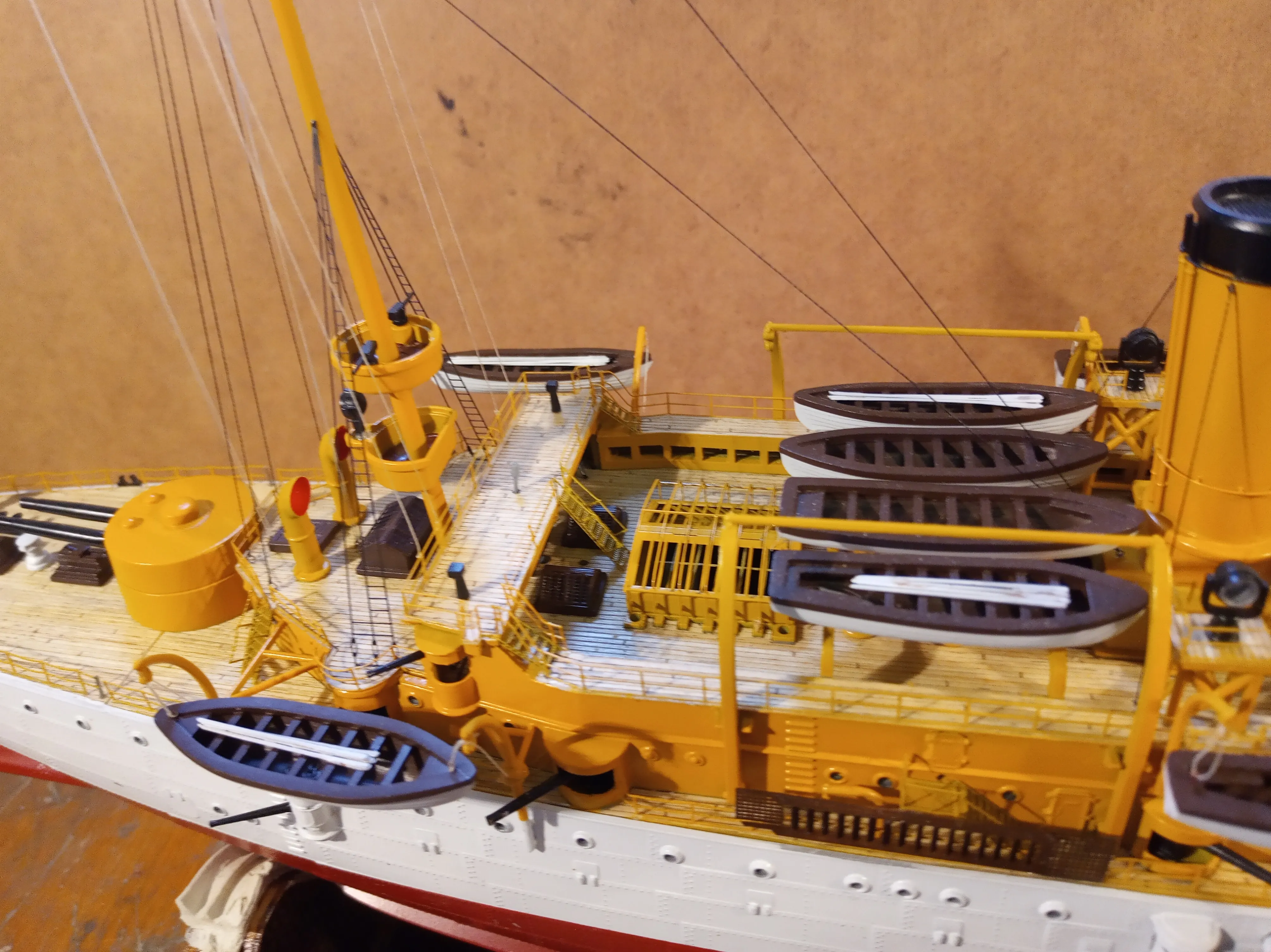 Модель корабля Protected Cruiser USS "OLIMPIA" - Верфь на Столе