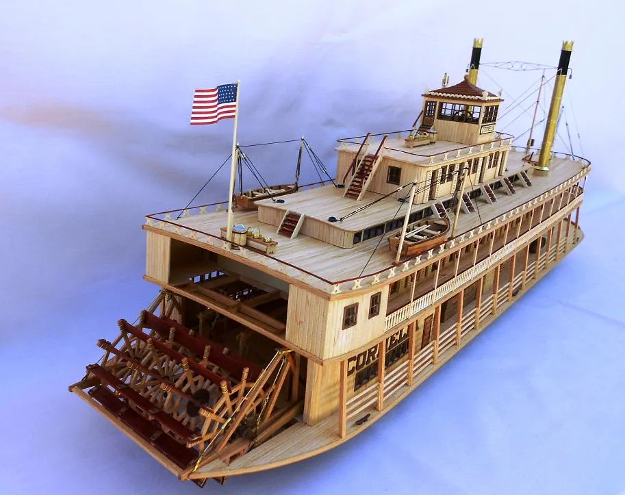 Модель корабля Речной пароход "Cornelia" - Верфь на Столе