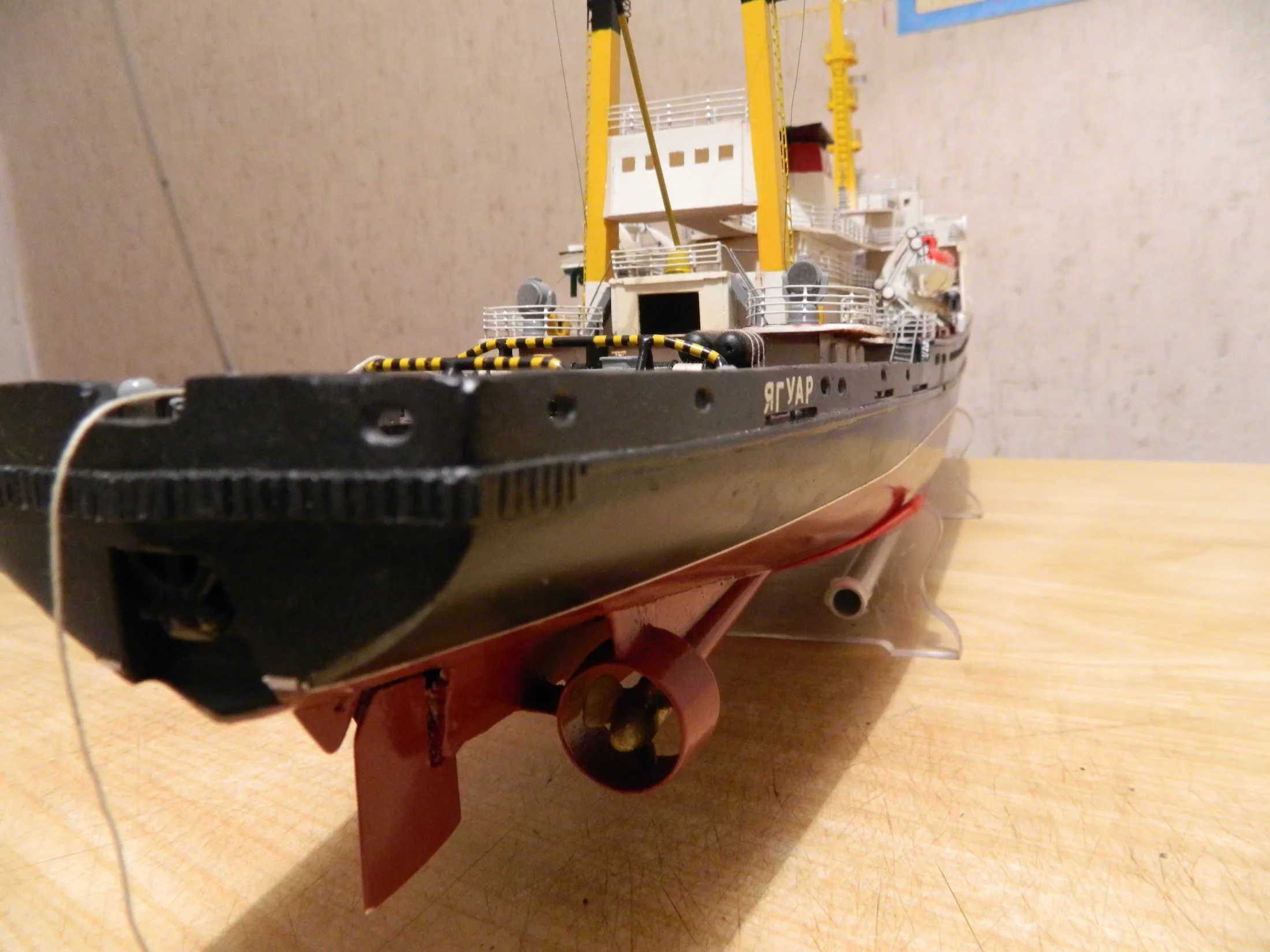 Модель корабля Буксир спасатель «Ягуар» - Верфь на Столе