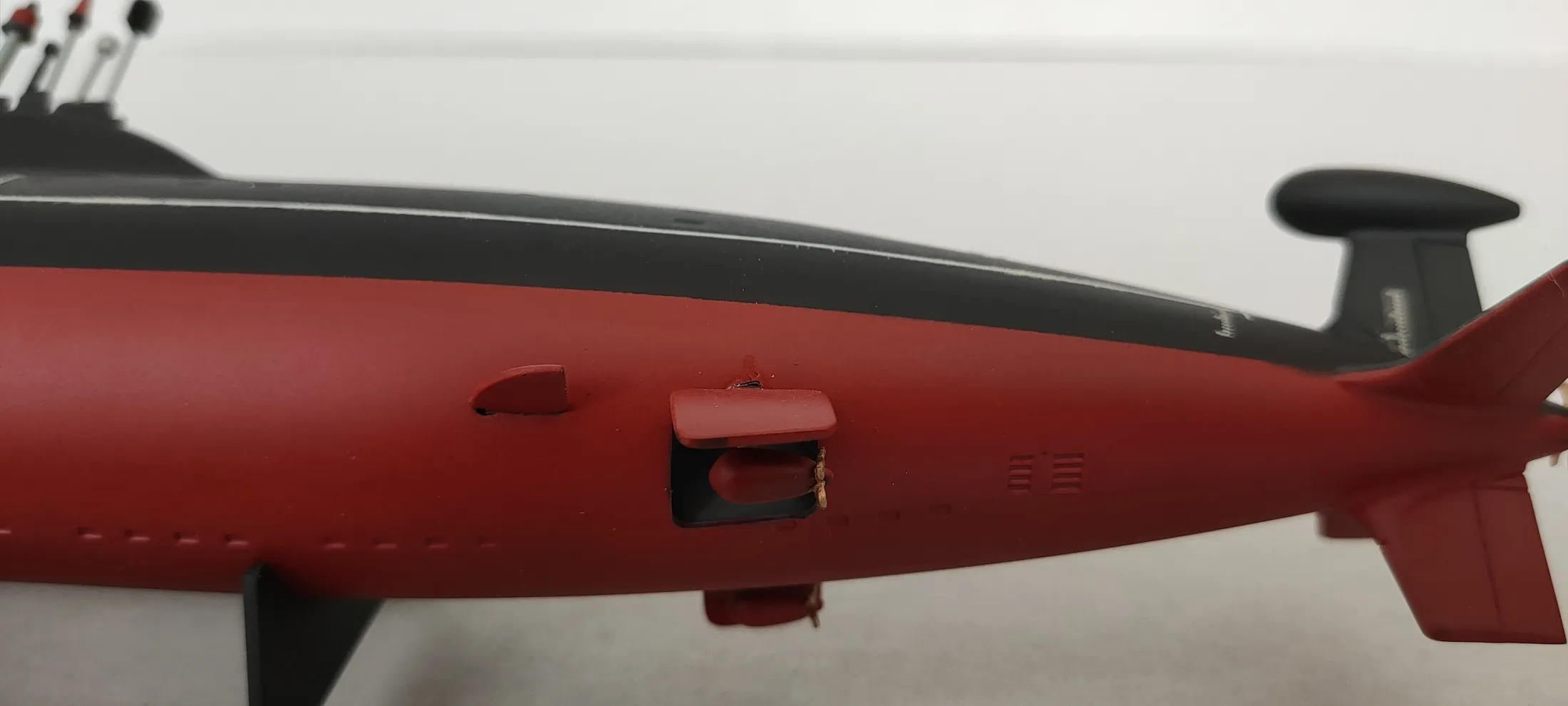 Модель корабля Гвардейская атомная подводная лодка ВМФ России К-267 «Дракон» - Верфь на Столе