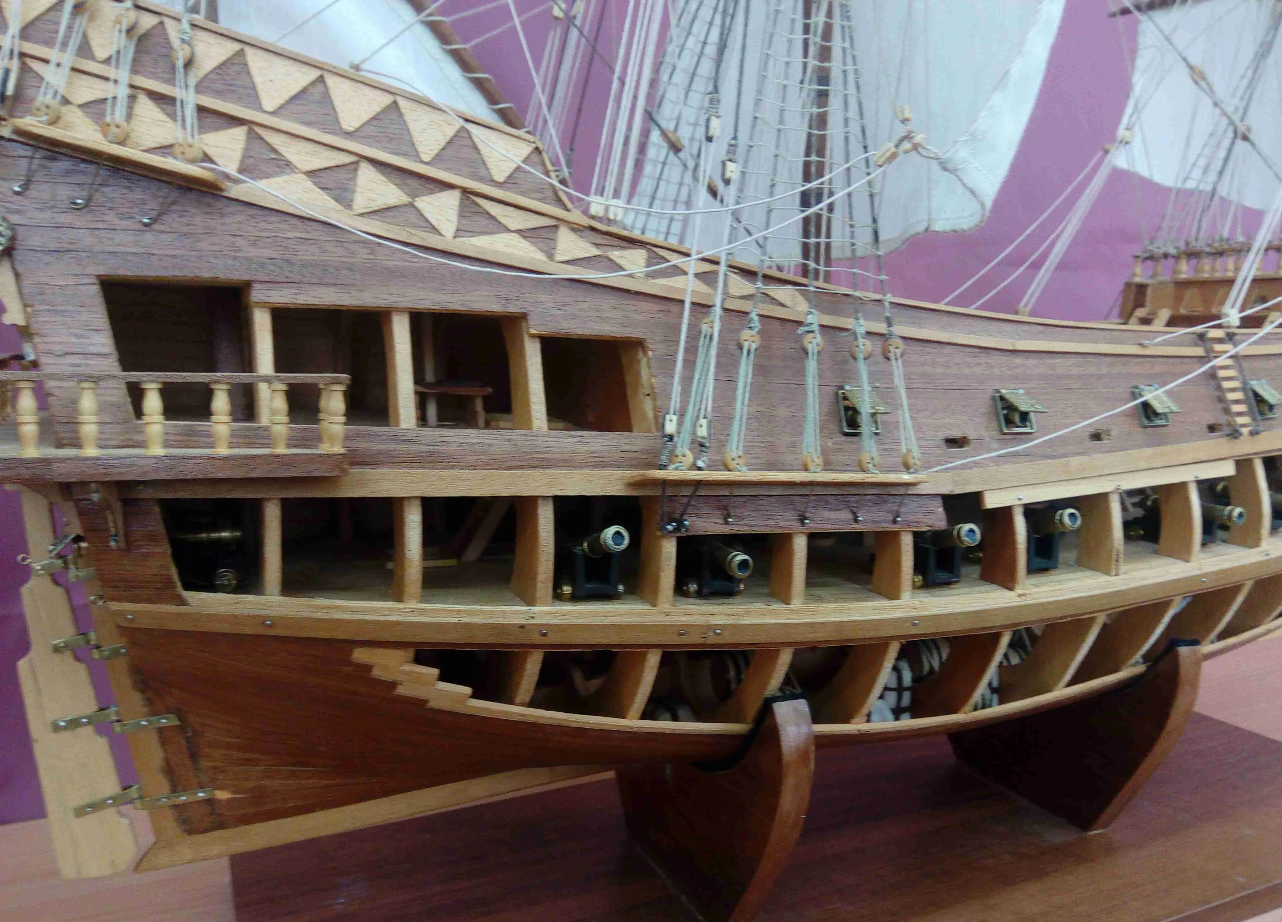 Модель корабля Галеон «Иоанн Креститель» (Джовани Батиста) - Верфь на Столе