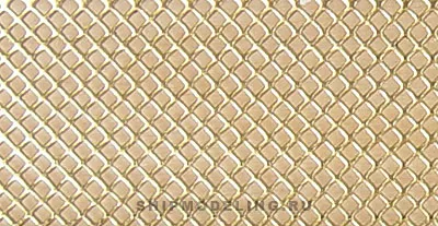 Декоративная сетка, латунь