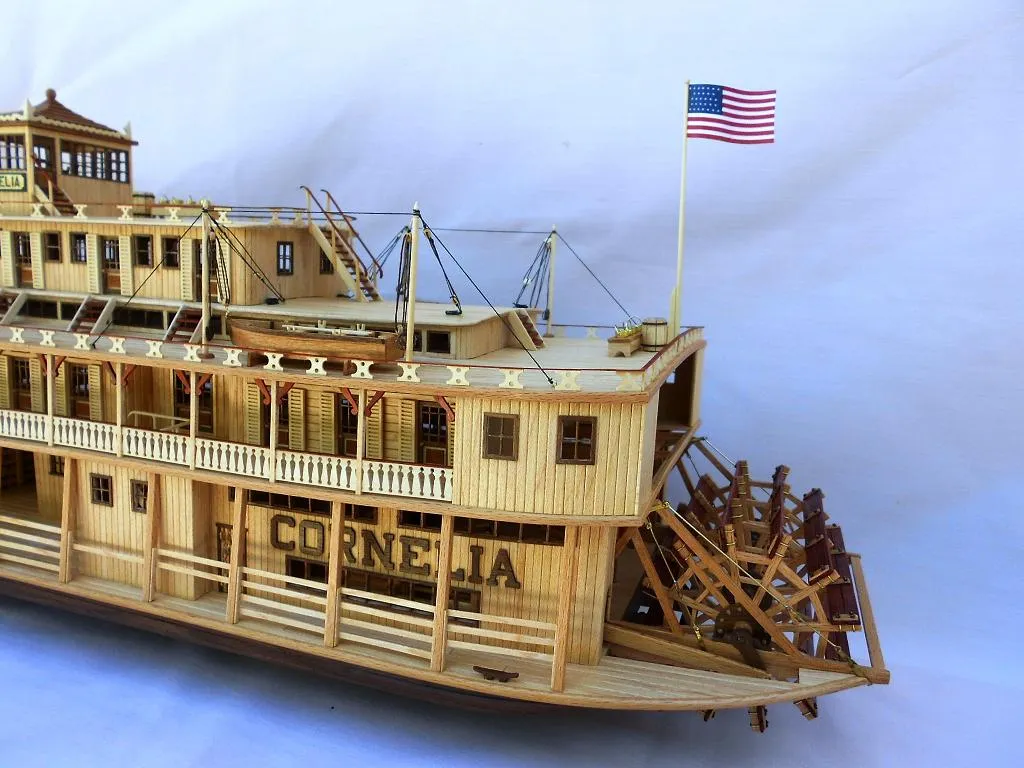 Модель корабля Речной пароход "Cornelia" - Верфь на Столе