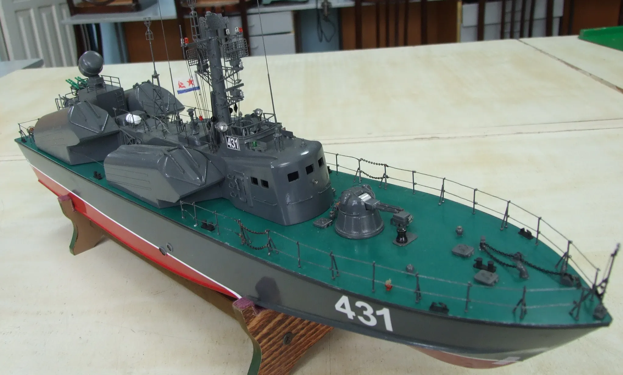 Модель корабля Ракетный катер проекта 205 «Оса» - Верфь на Столе