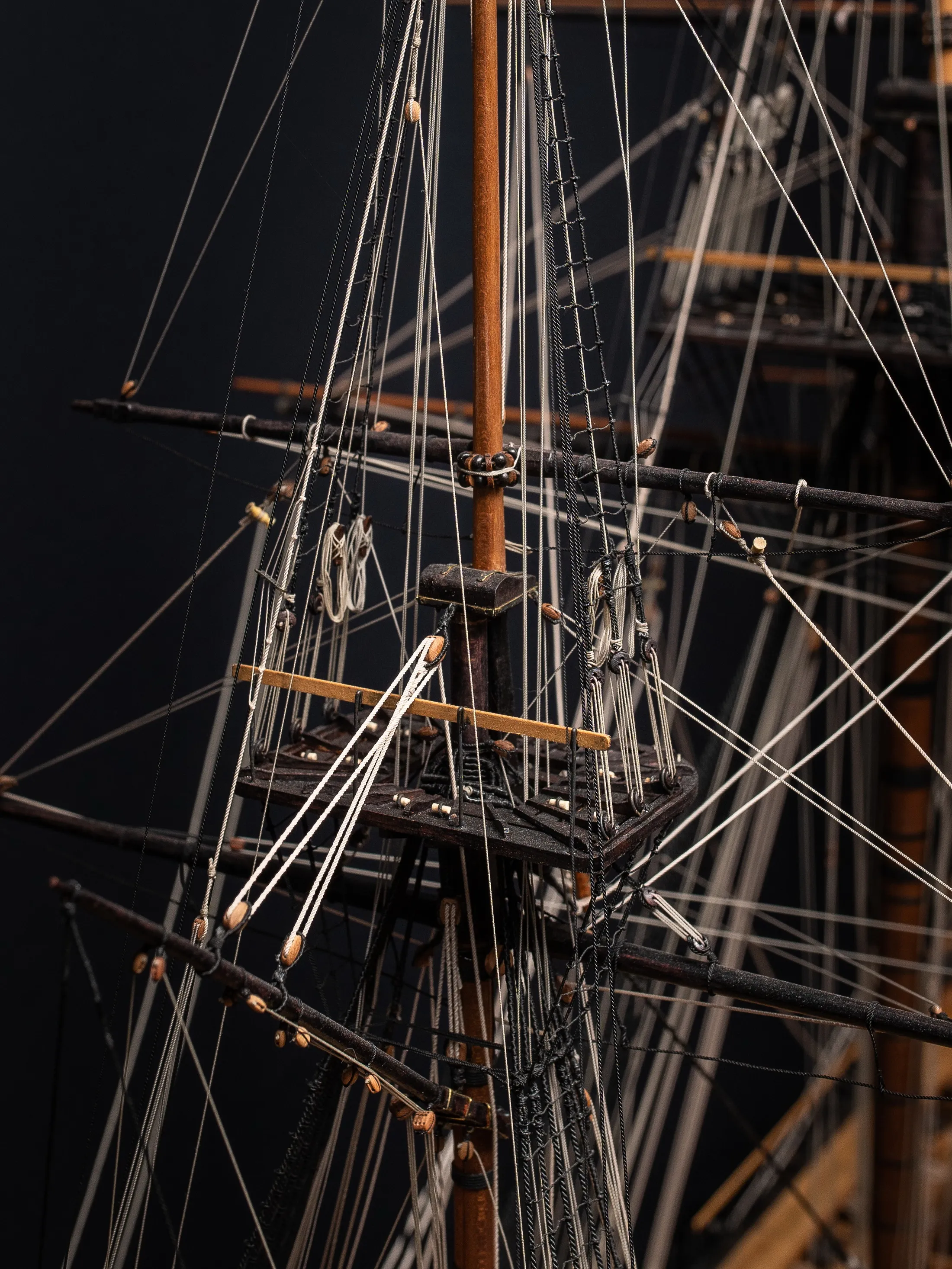 Модель корабля Bonhomme Richard - Верфь на Столе