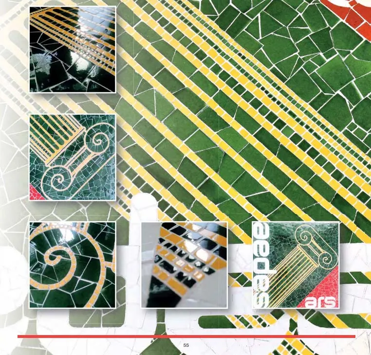 Керамическая мозаика Журавли, 30х30 см, 4500 деталей