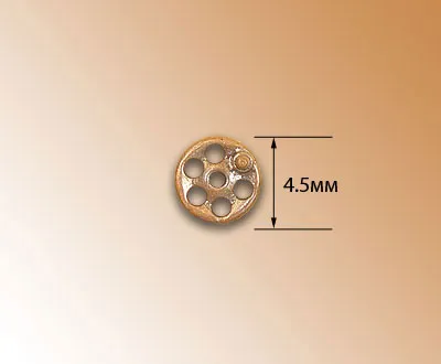 Ручное колесо, металл, 4,5 мм, 2 шт