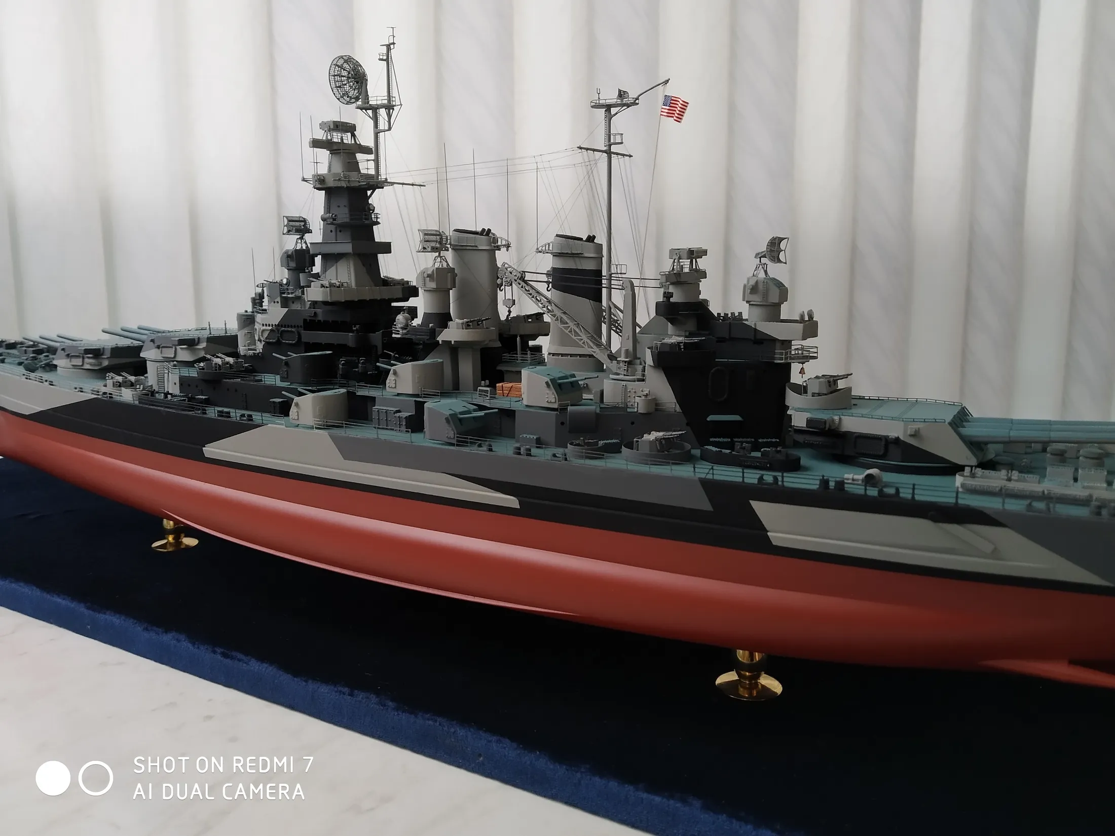 Модель корабля Линкор «North Carolina» - Верфь на Столе