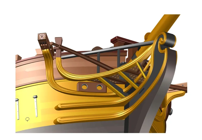 Нос 3D для HMS Ontario Нос 3D для HMS Ontario