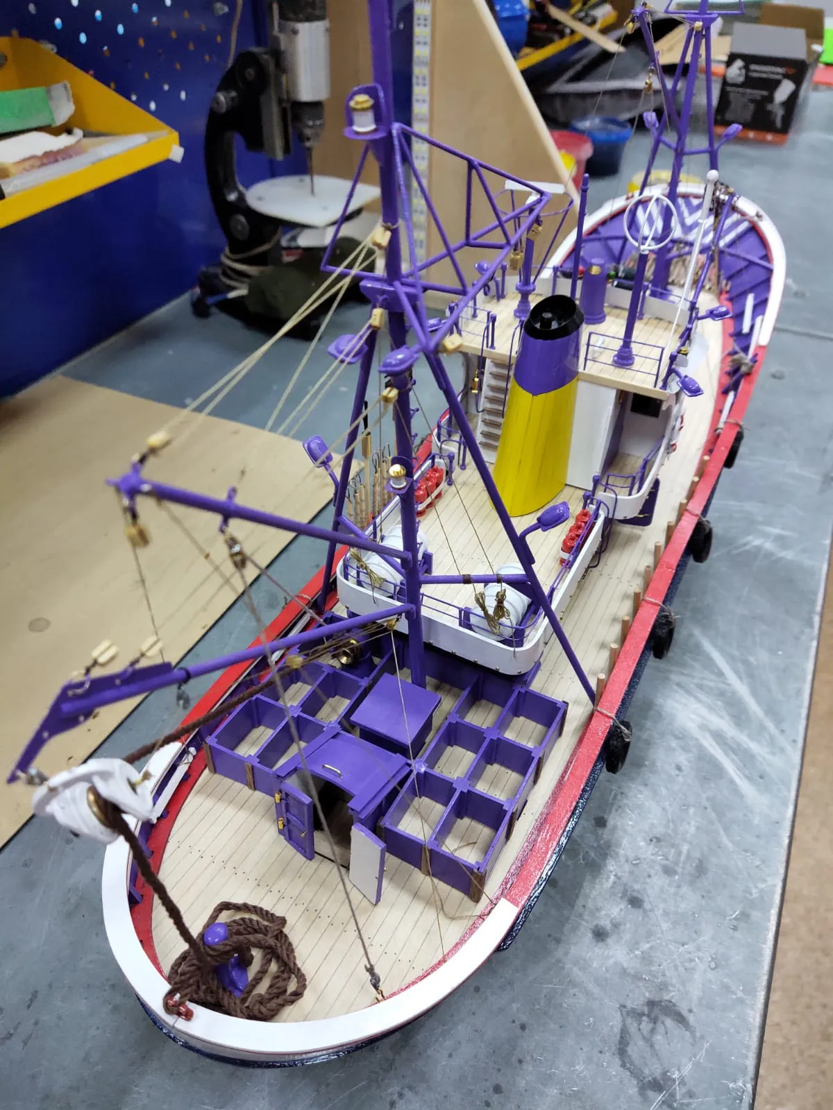 Модель корабля Рыболовное судно «Marina II» - Верфь на Столе