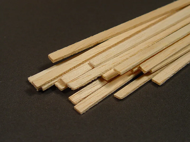 Рейка 3х5 мм, бальза, 4 шт