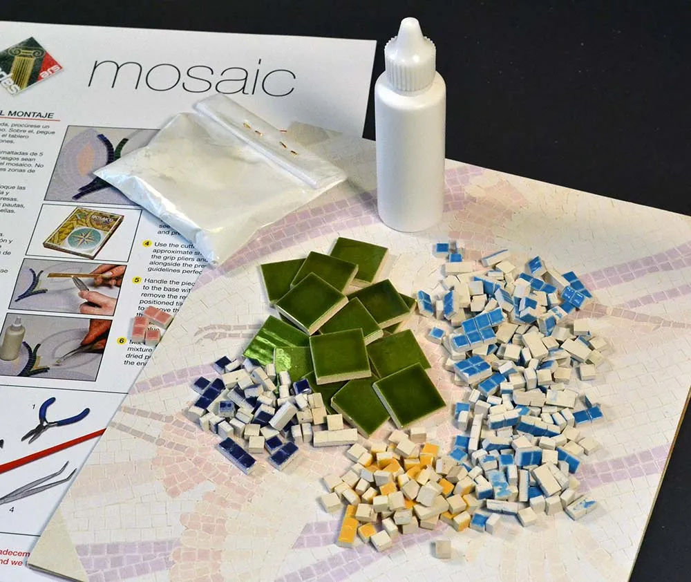 Керамическая мозаика Журавли, 30х30 см, 4500 деталей